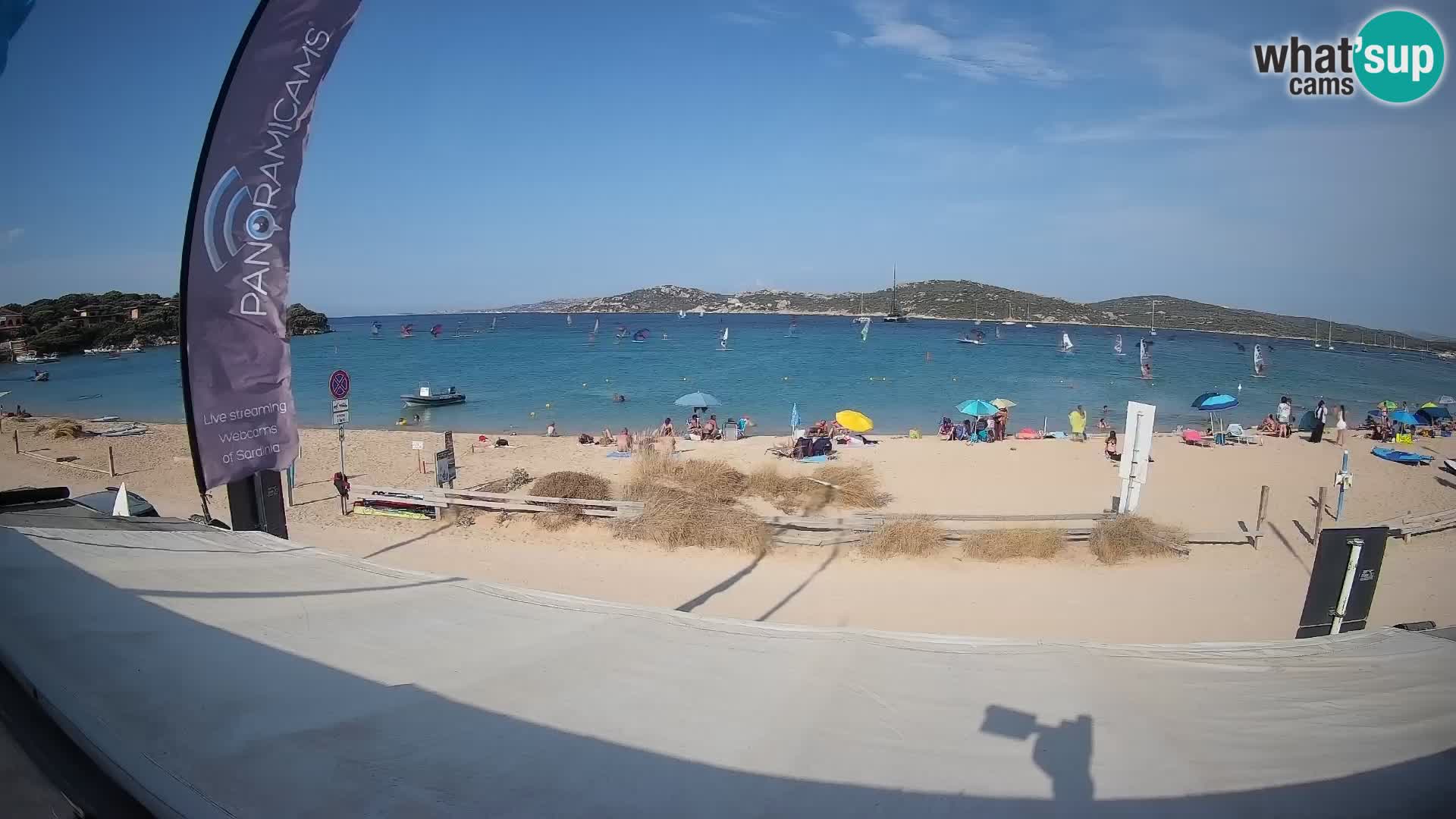Porto Pollo Windsurfing and Kite surfing live webcam – Sardinia – Italy