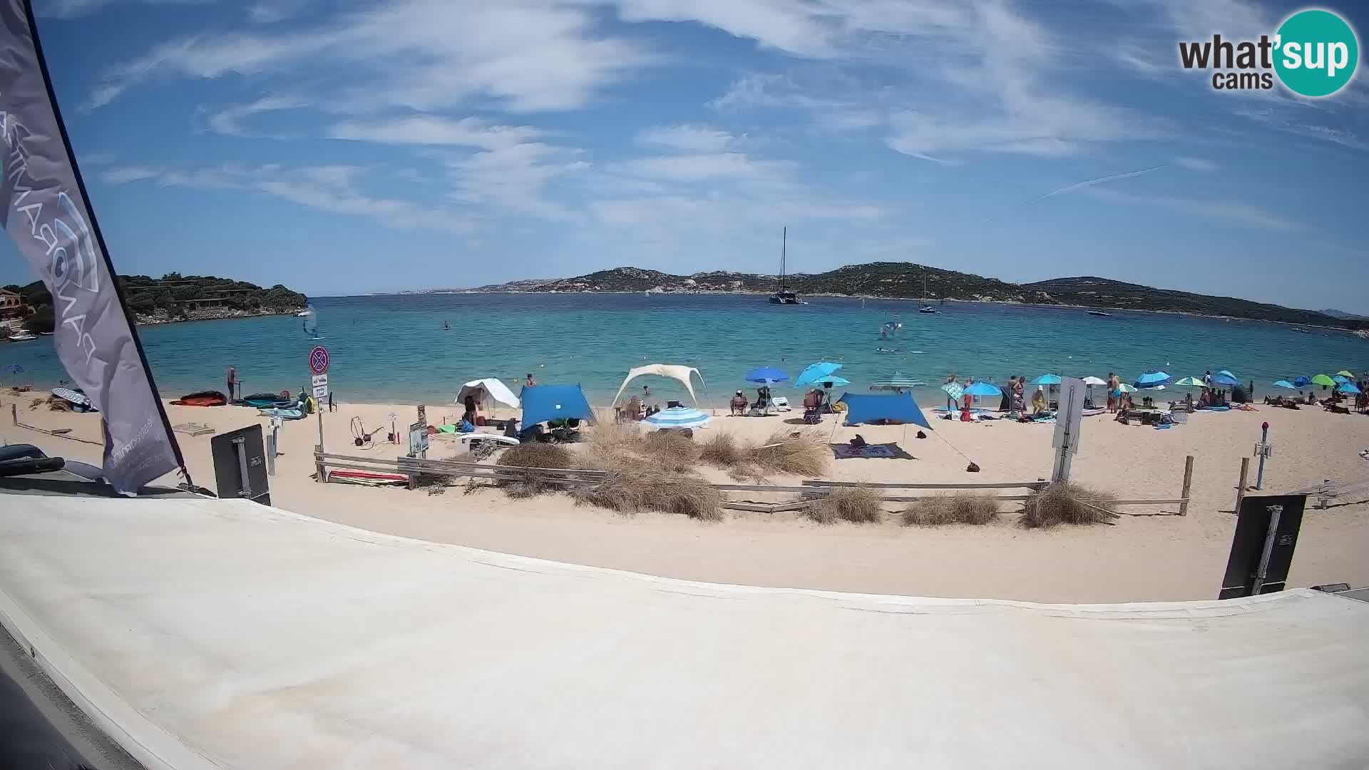 Porto Pollo Windsurfing i Kite surfanje web kamera uživo – Sardinija – Italija