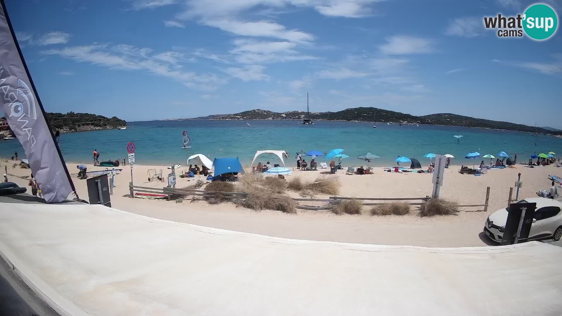Porto Pollo Windsurfen und Kitesurfen Live-Webcam – Sardinien – Italien