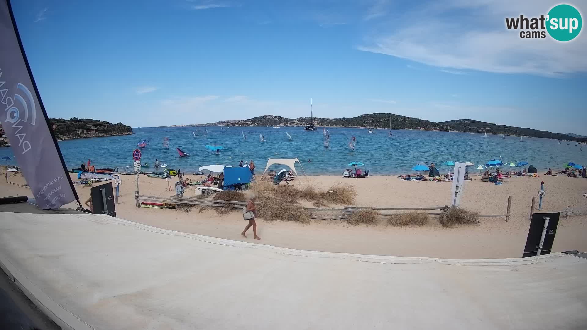 Porto Pollo Windsurfen und Kitesurfen Live-Webcam – Sardinien – Italien