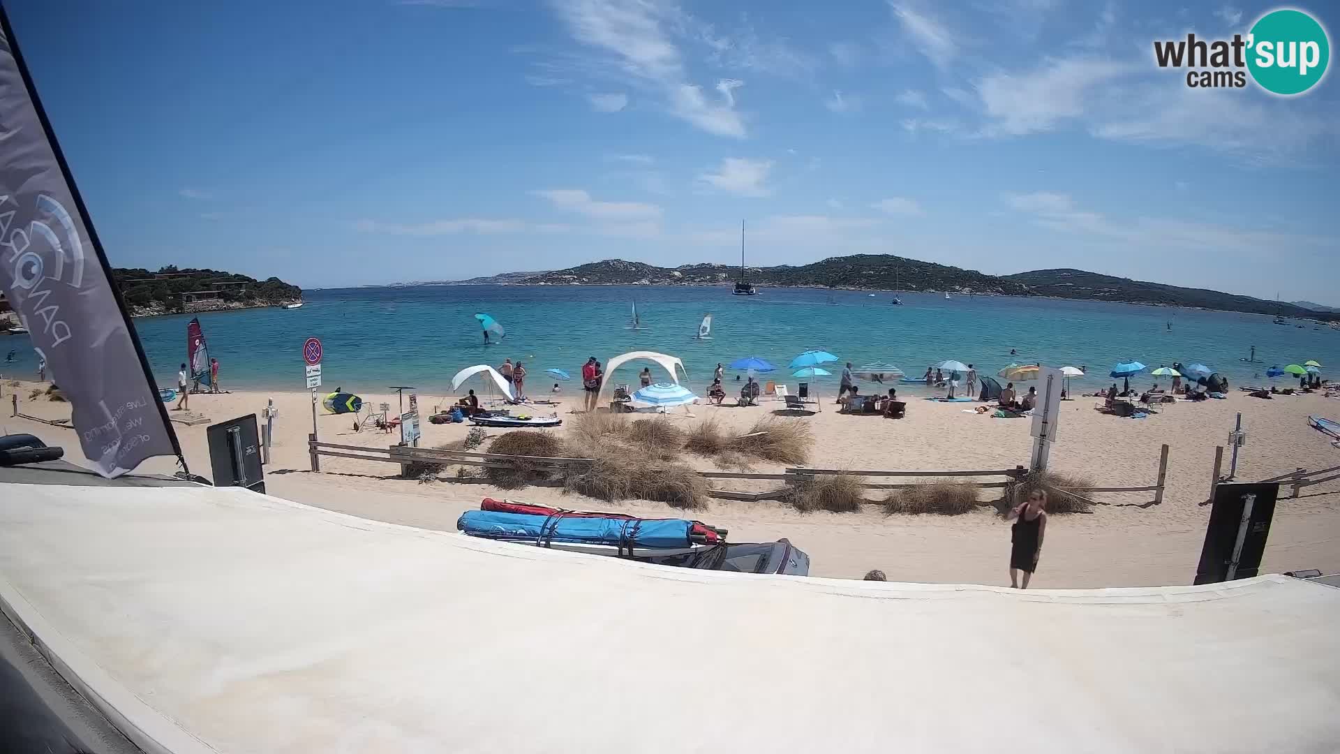 Porto Pollo Windsurfen und Kitesurfen Live-Webcam – Sardinien – Italien
