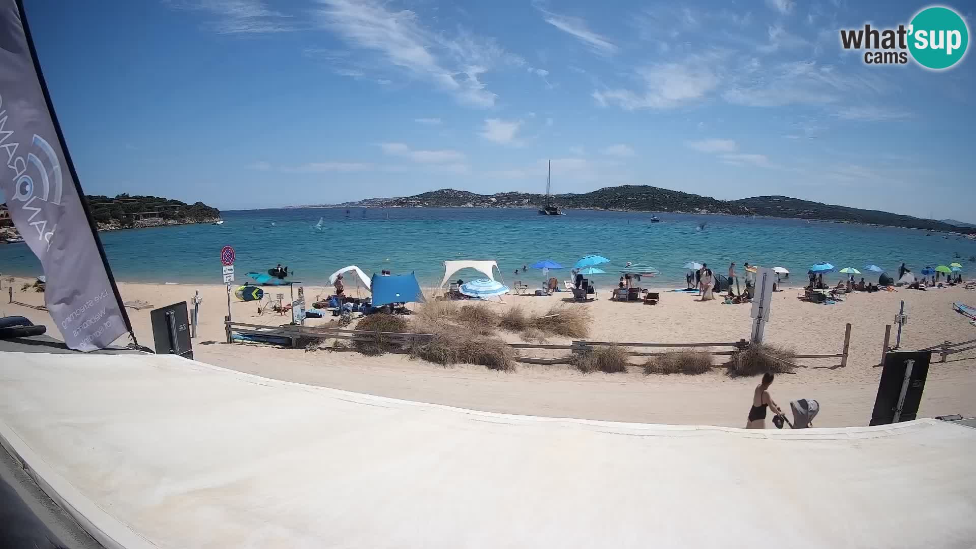Porto Pollo Windsurfen und Kitesurfen Live-Webcam – Sardinien – Italien