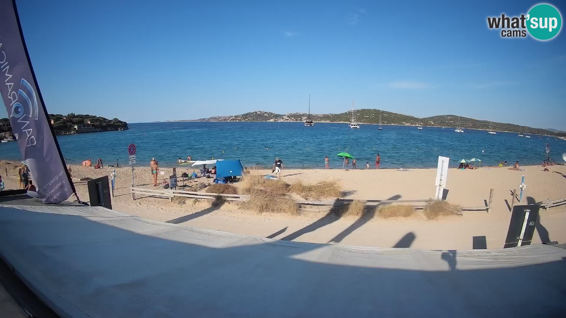 Porto Pollo Windsurfing and Kite surfing live webcam – Sardinia – Italy