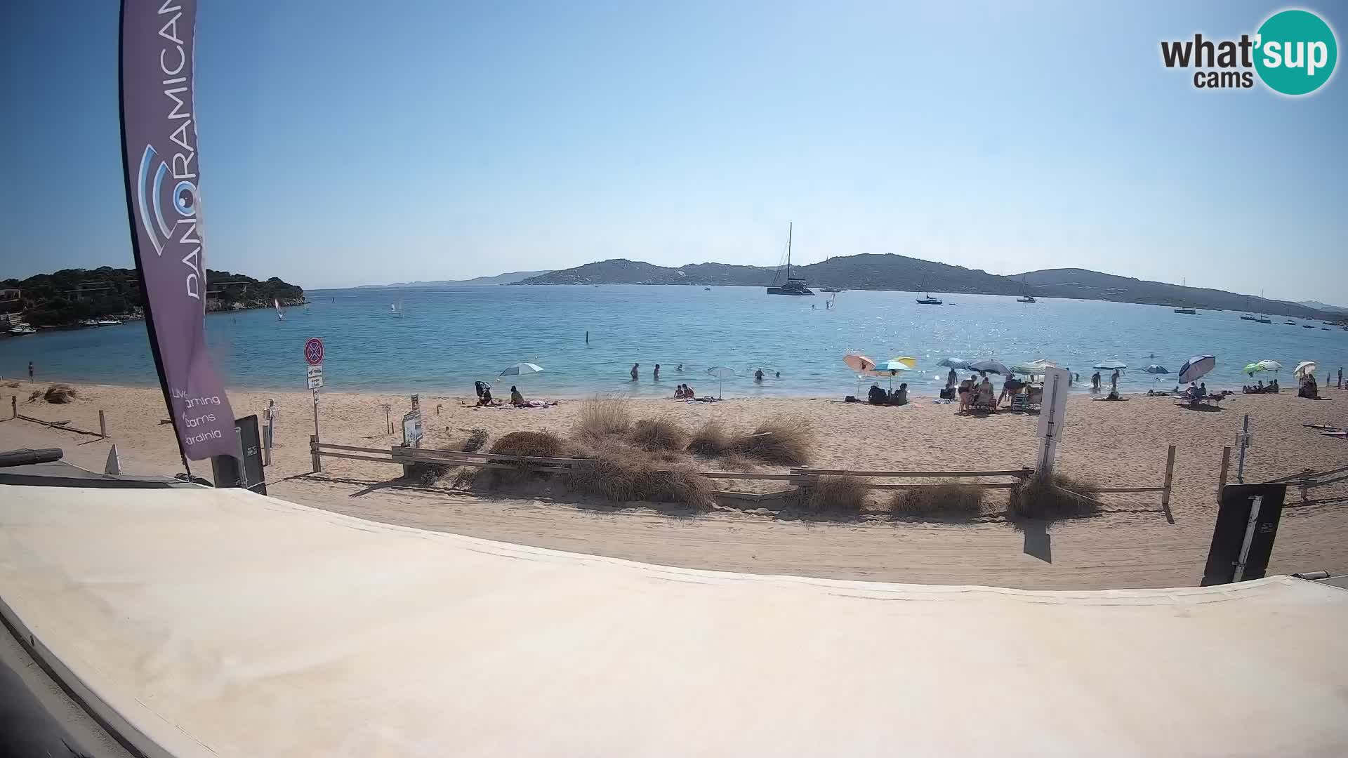 Porto Pollo Windsurfing and Kite surfing live webcam – Sardinia – Italy