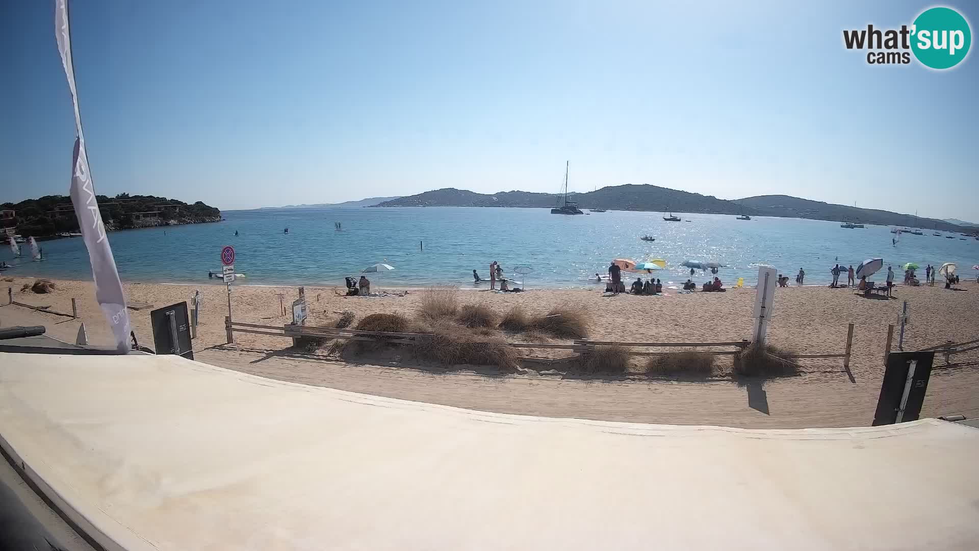 Porto Pollo Windsurfing and Kite surfing live webcam – Sardinia – Italy