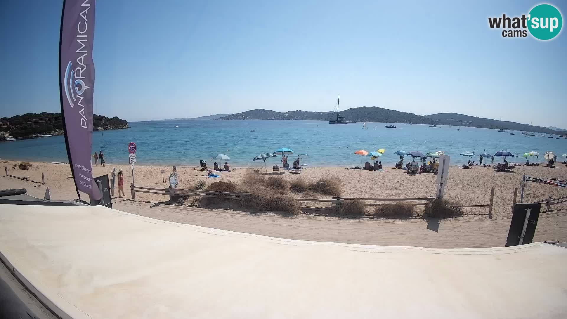Porto Pollo Windsurfing and Kite surfing live webcam – Sardinia – Italy