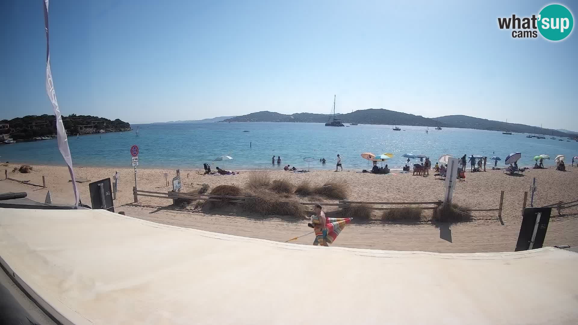 Porto Pollo Windsurfing and Kite surfing live webcam – Sardinia – Italy