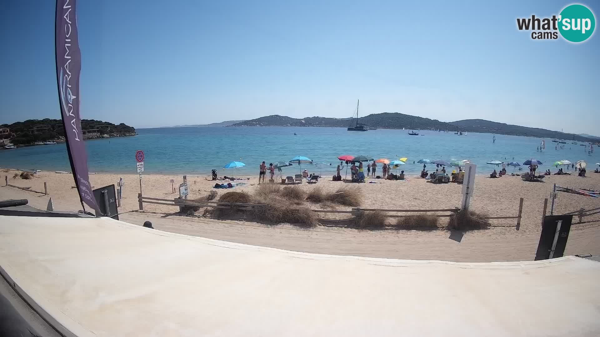 Porto Pollo Windsurfing and Kite surfing live webcam – Sardinia – Italy