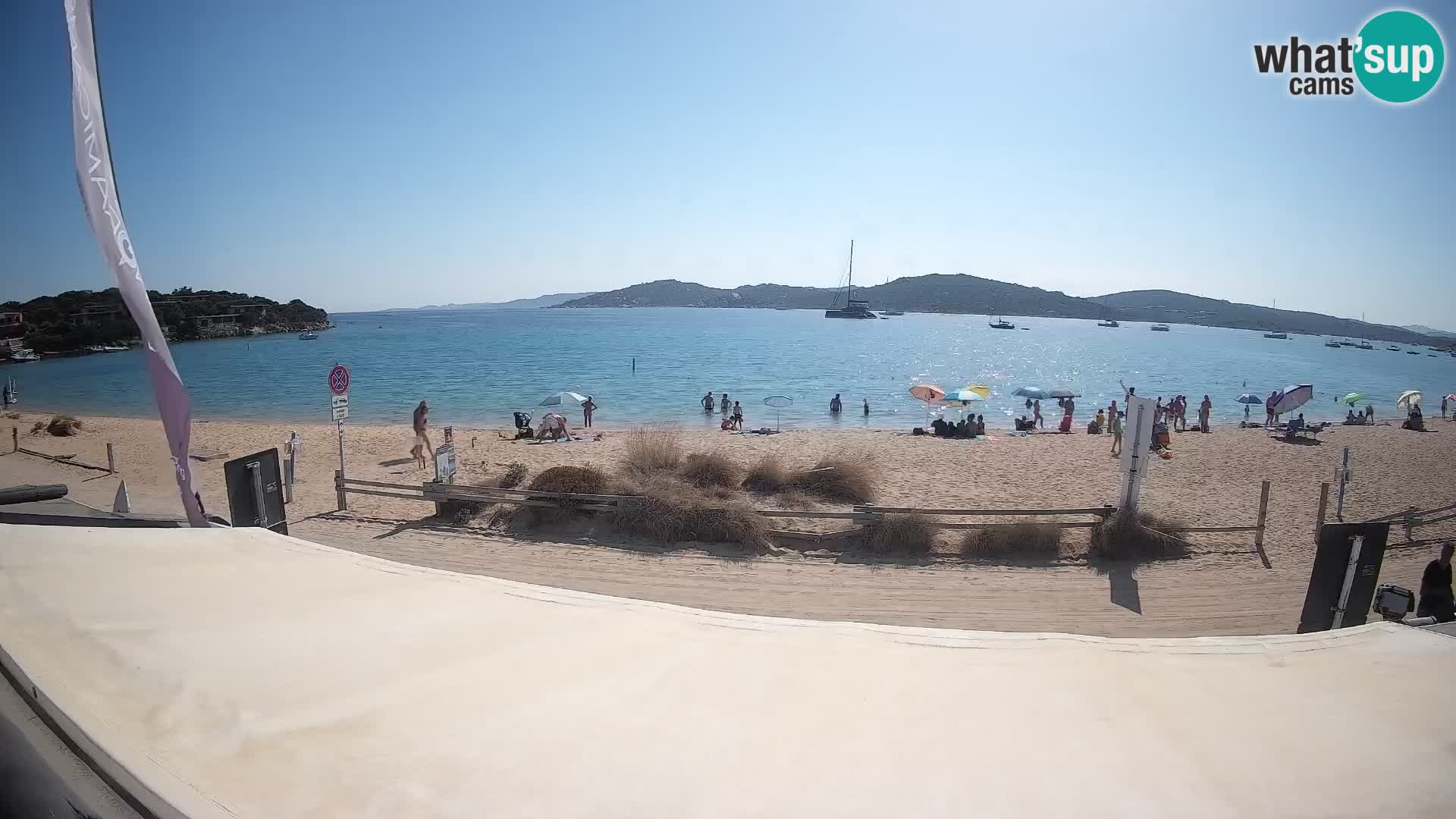 Porto Pollo Windsurfing and Kite surfing live webcam – Sardinia – Italy