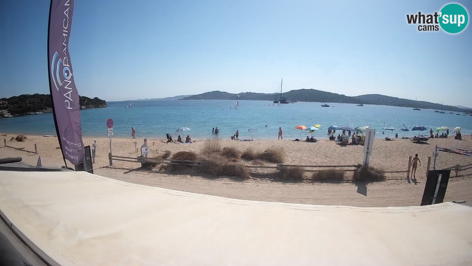 Porto Pollo Windsurfen und Kitesurfen Live-Webcam – Sardinien – Italien