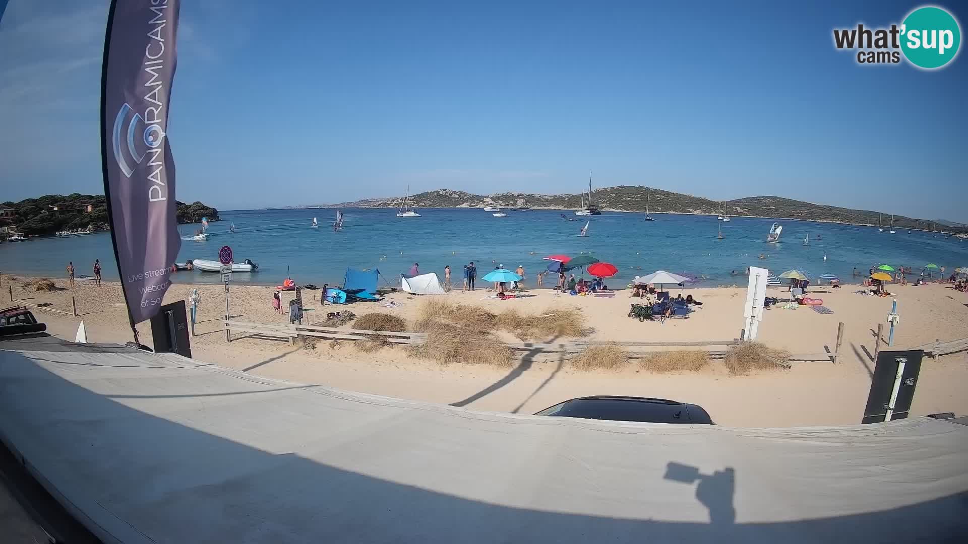 Porto Pollo Windsurfen und Kitesurfen Live-Webcam – Sardinien – Italien