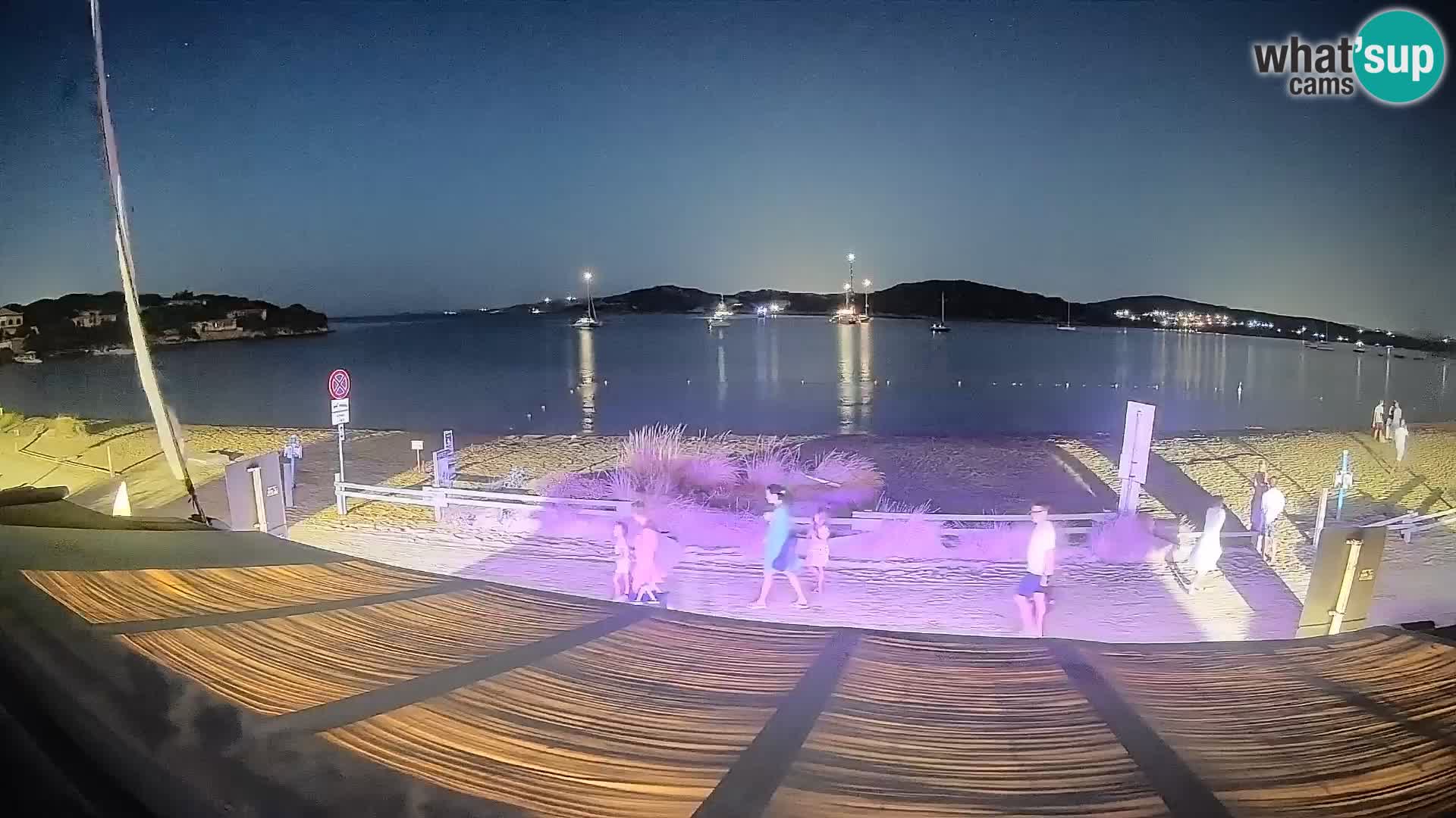 Spletna kamera v živo za jadranje na deski in kajtanje Porto Pollo – Sardinija – Italija