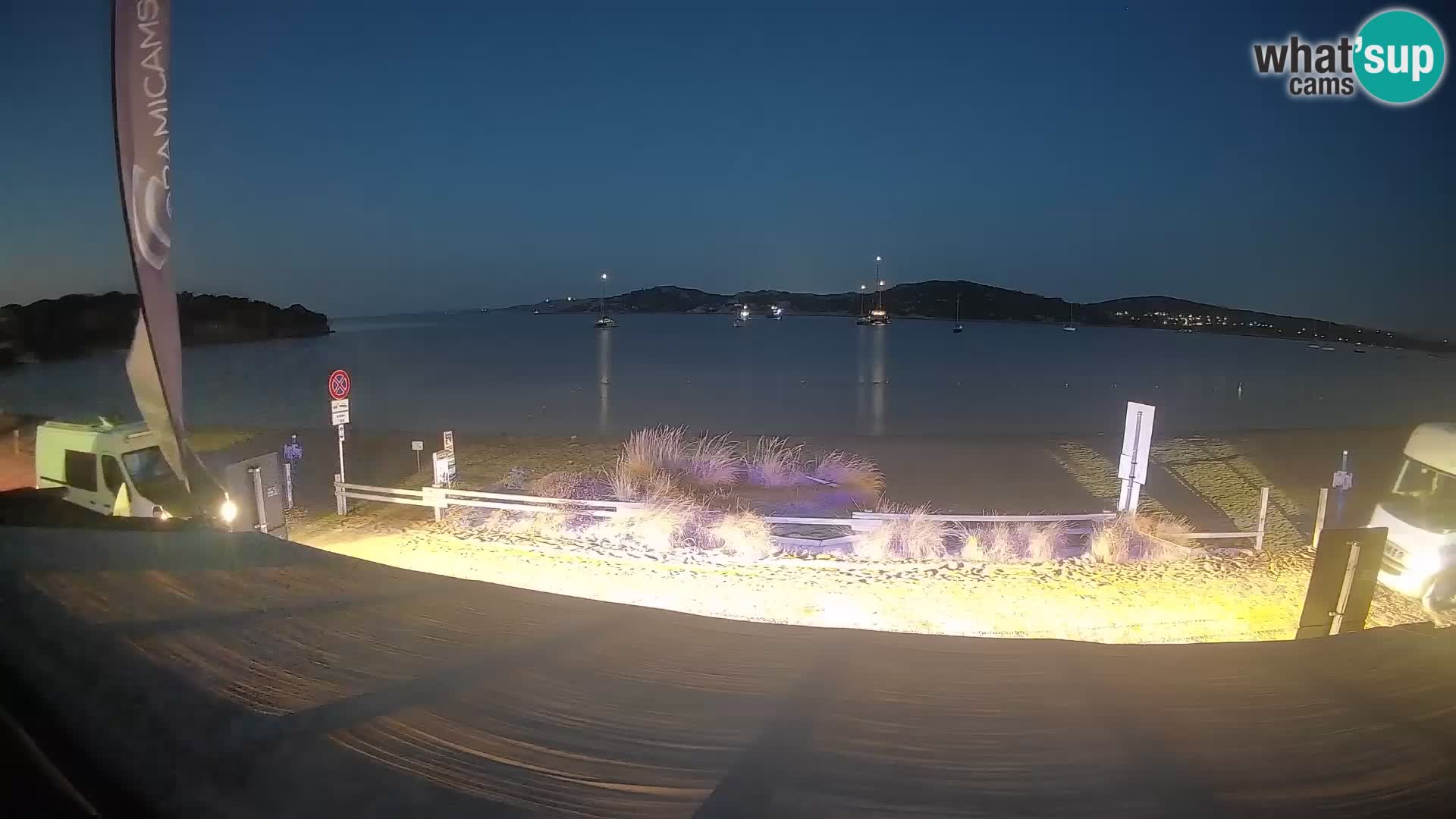 Porto Pollo Windsurfen und Kitesurfen Live-Webcam – Sardinien – Italien