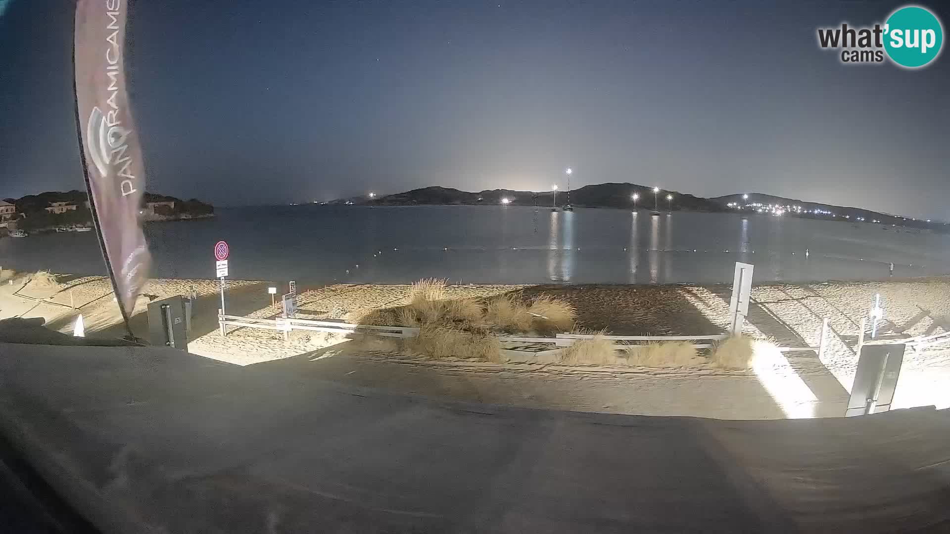 Webcam en direct de planche à voile et de kite surf à Porto Pollo – Sardaigne – Italie