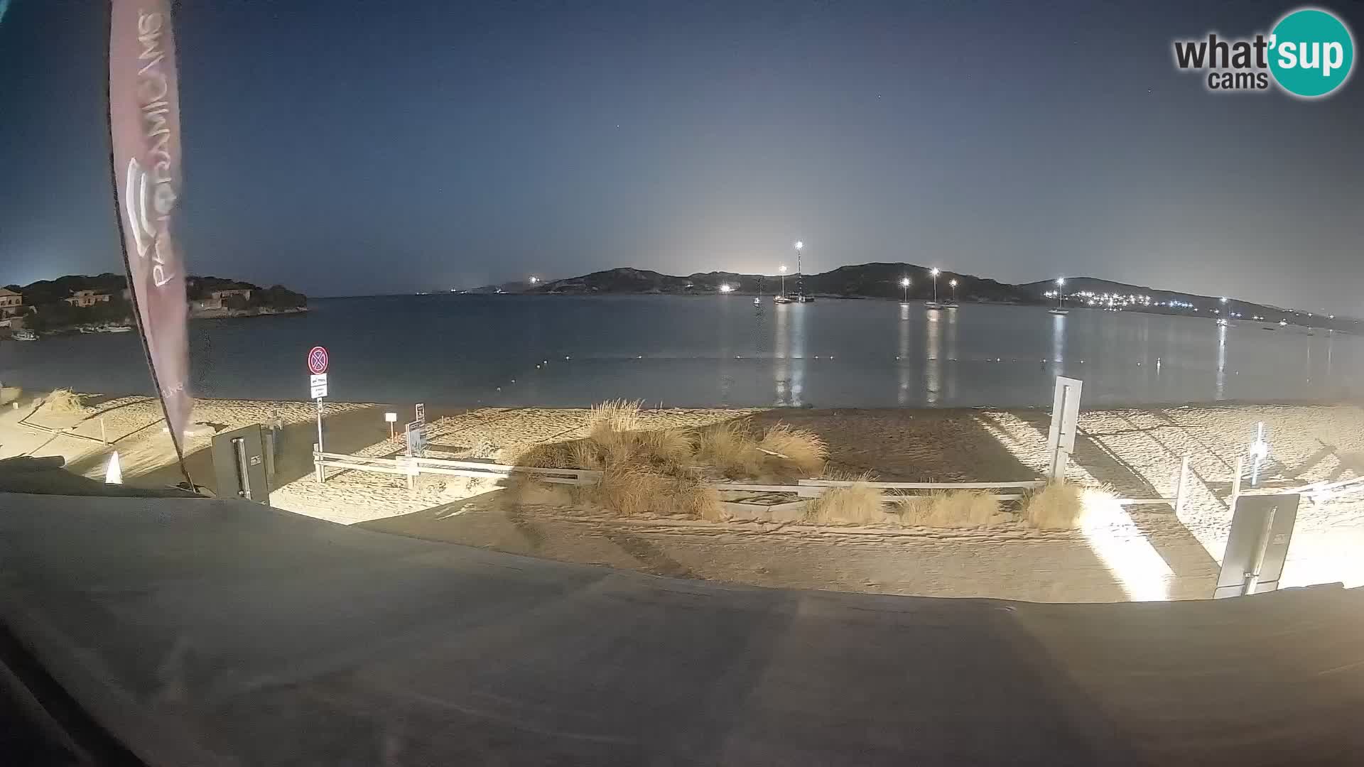 Webcam en direct de planche à voile et de kite surf à Porto Pollo – Sardaigne – Italie