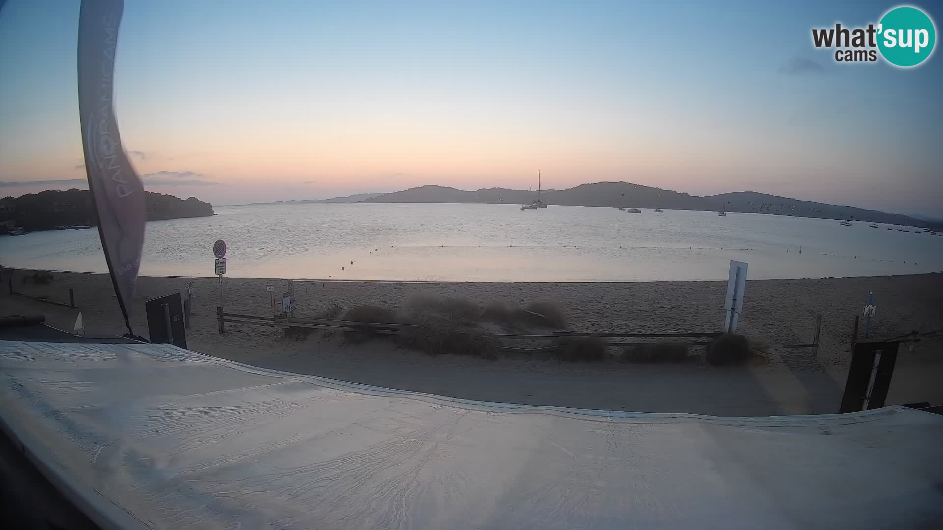 Webcam en direct de planche à voile et de kite surf à Porto Pollo – Sardaigne – Italie