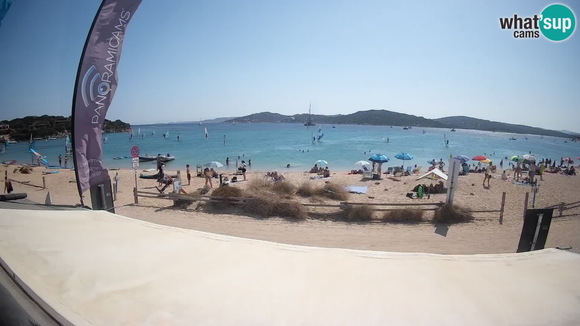 Porto Pollo Windsurfing and Kite surfing live webcam – Sardinia – Italy