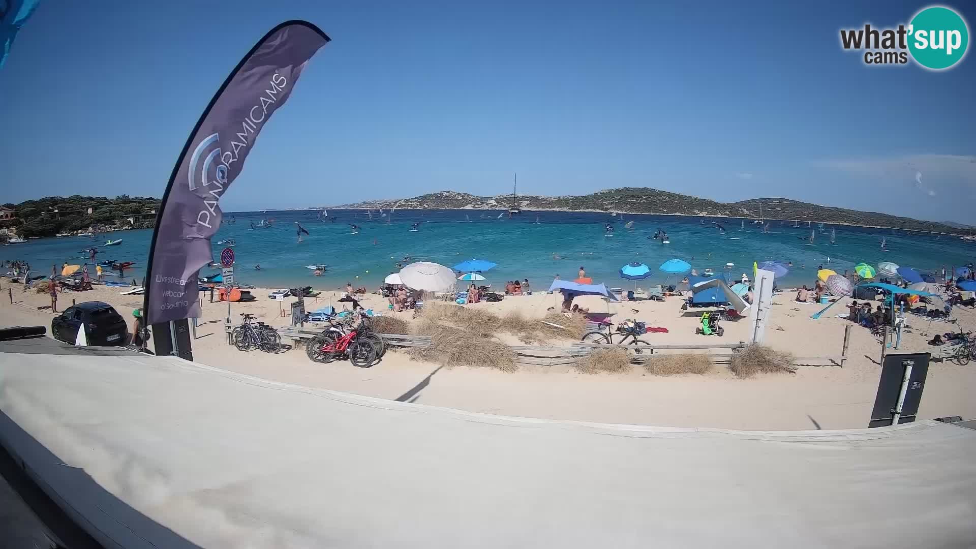 Porto Pollo Windsurfen und Kitesurfen Live-Webcam – Sardinien – Italien