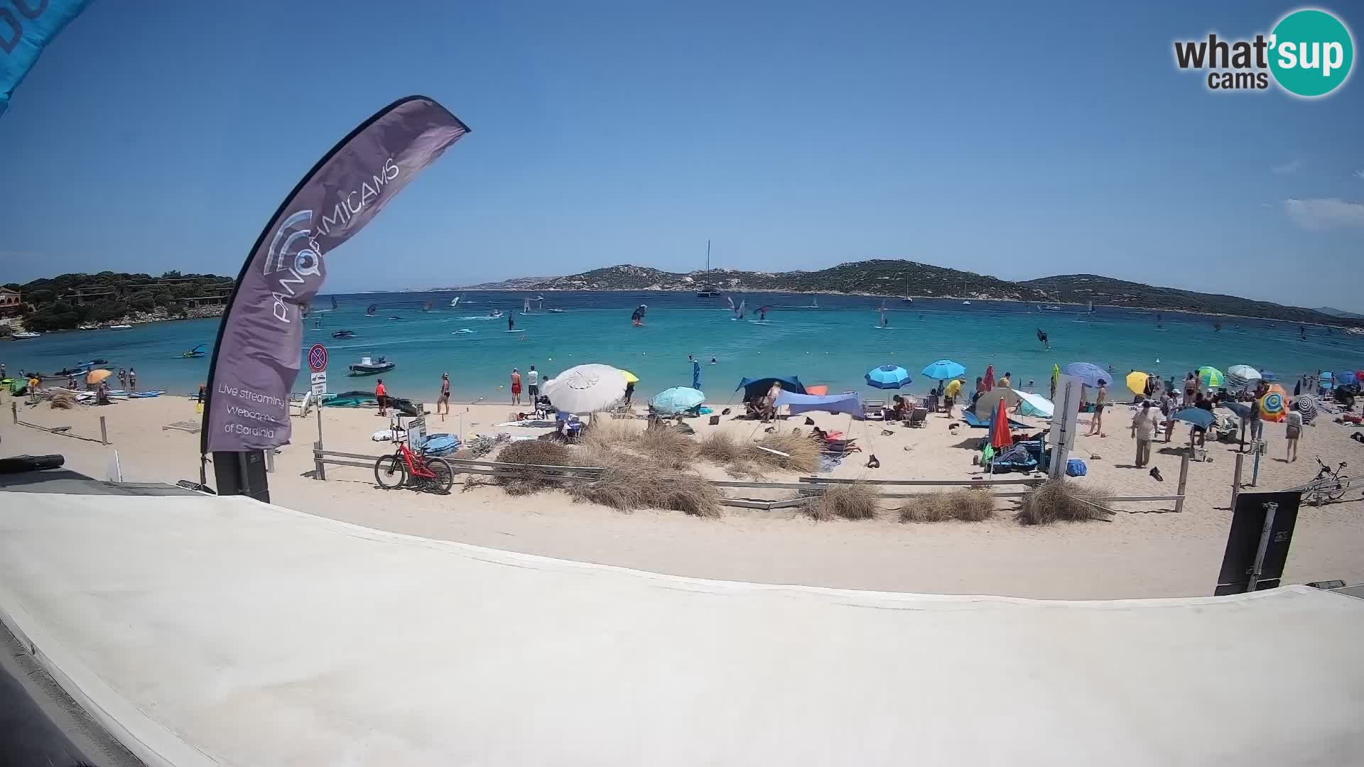 Porto Pollo Windsurfing and Kite surfing live webcam – Sardinia – Italy