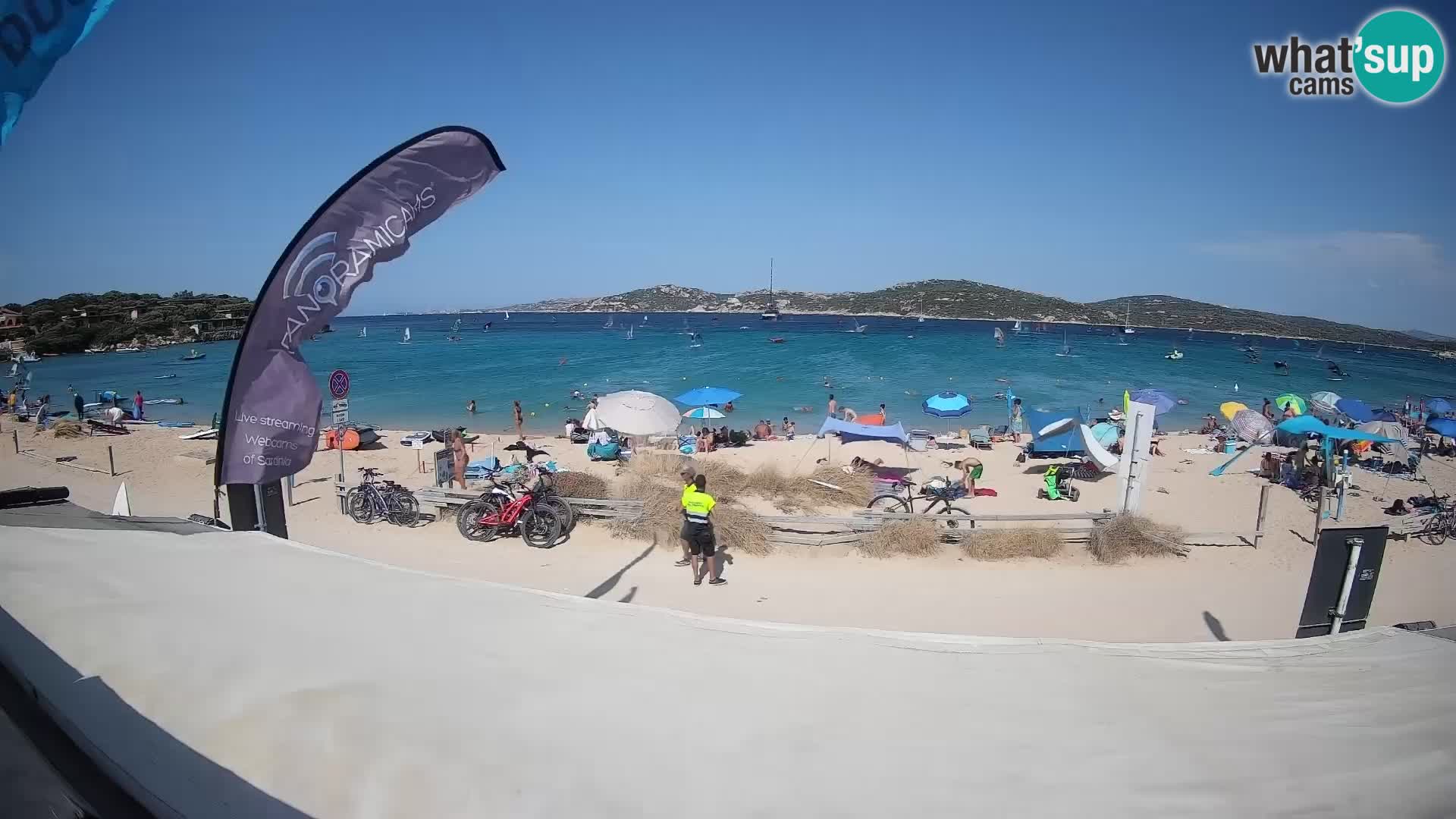 Webcam en direct de planche à voile et de kite surf à Porto Pollo – Sardaigne – Italie