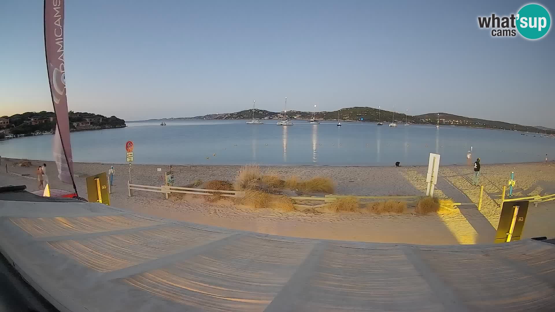 Porto Pollo Windsurfing and Kite surfing live webcam – Sardinia – Italy