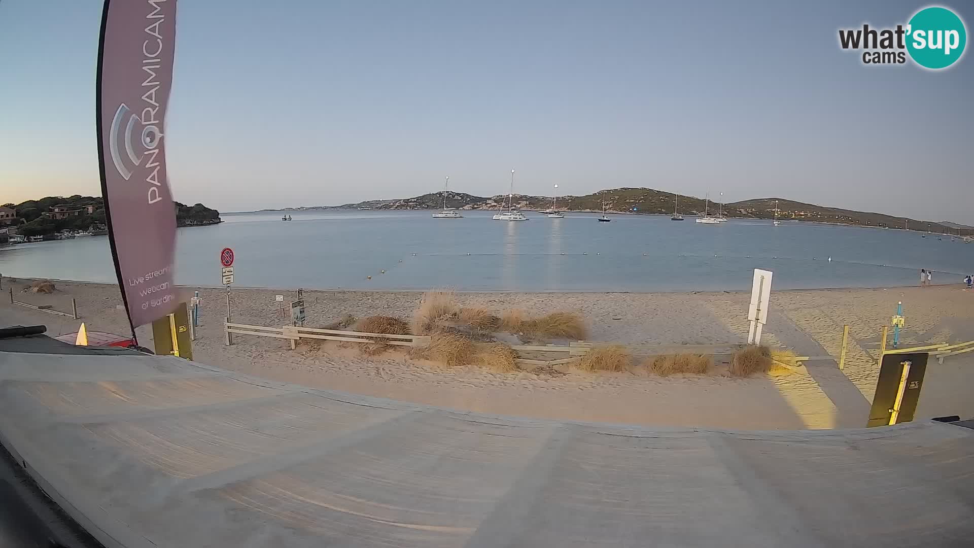 Porto Pollo Windsurfing and Kite surfing live webcam – Sardinia – Italy