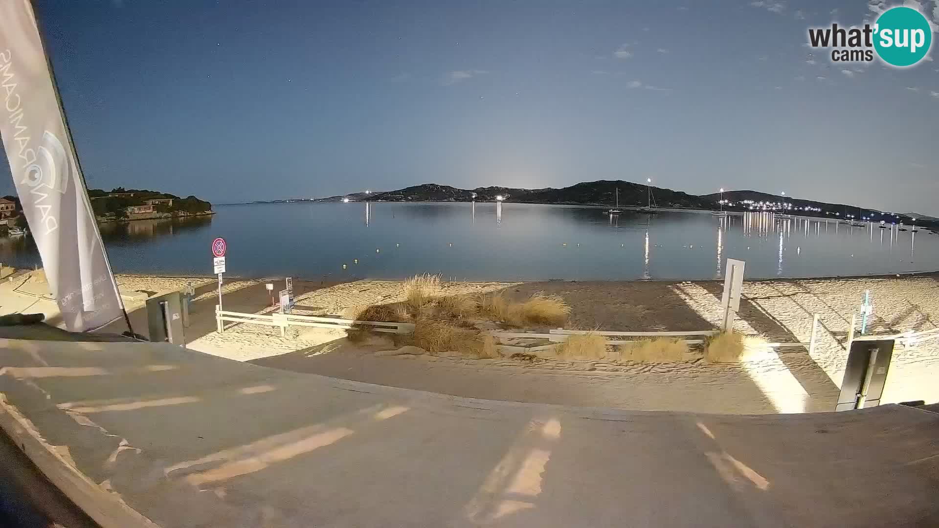 Webcam en direct de planche à voile et de kite surf à Porto Pollo – Sardaigne – Italie