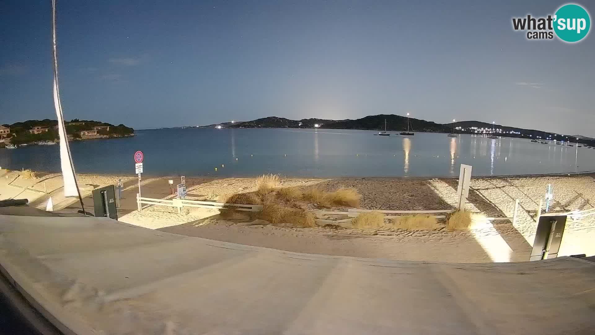 Webcam en direct de planche à voile et de kite surf à Porto Pollo – Sardaigne – Italie