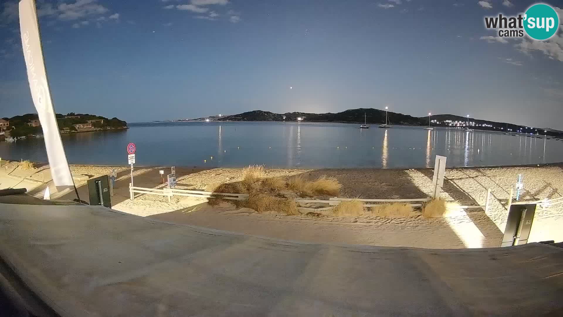 Porto Pollo Windsurfing and Kite surfing live webcam – Sardinia – Italy