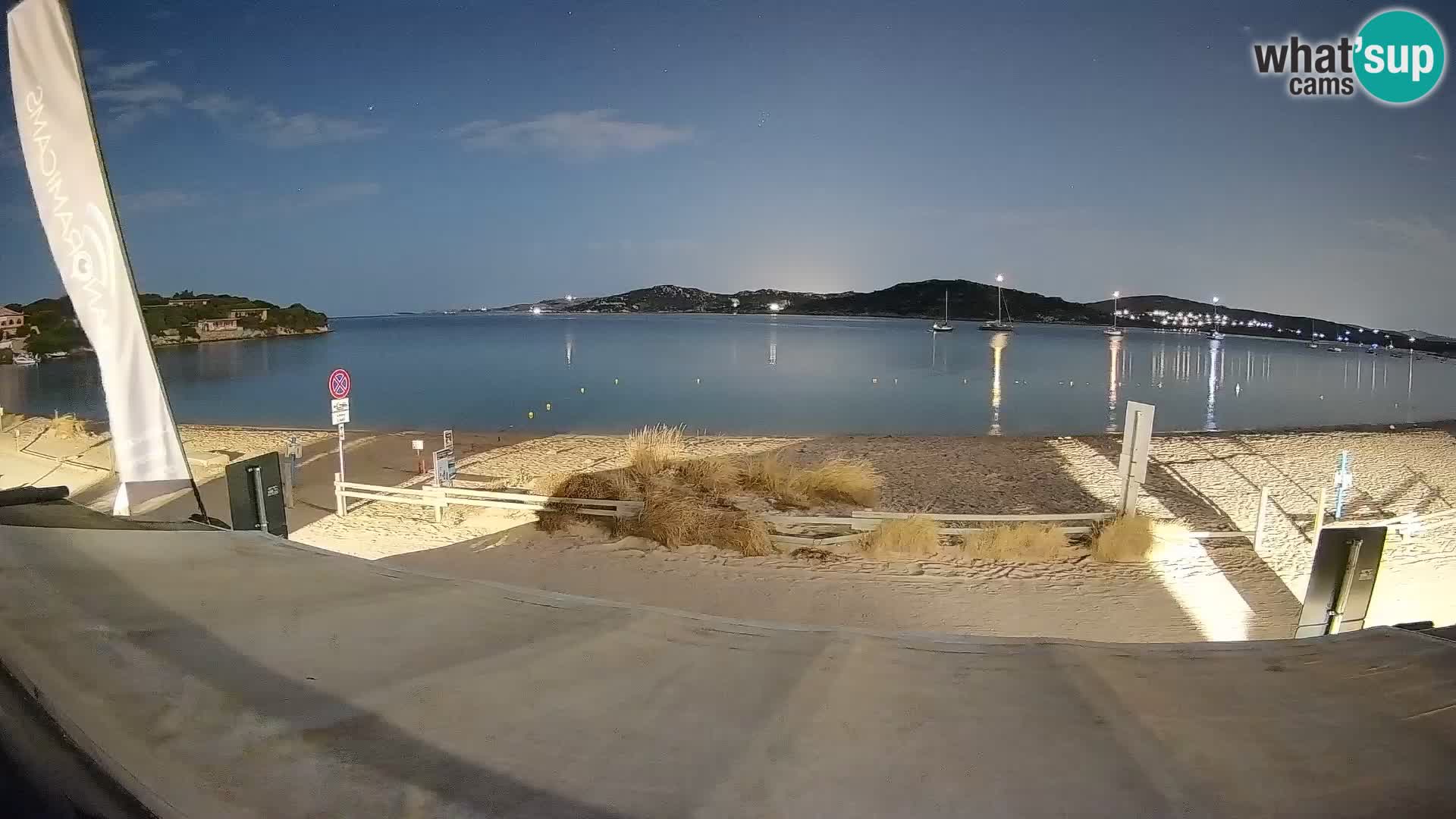 Porto Pollo Windsurfing and Kite surfing live webcam – Sardinia – Italy