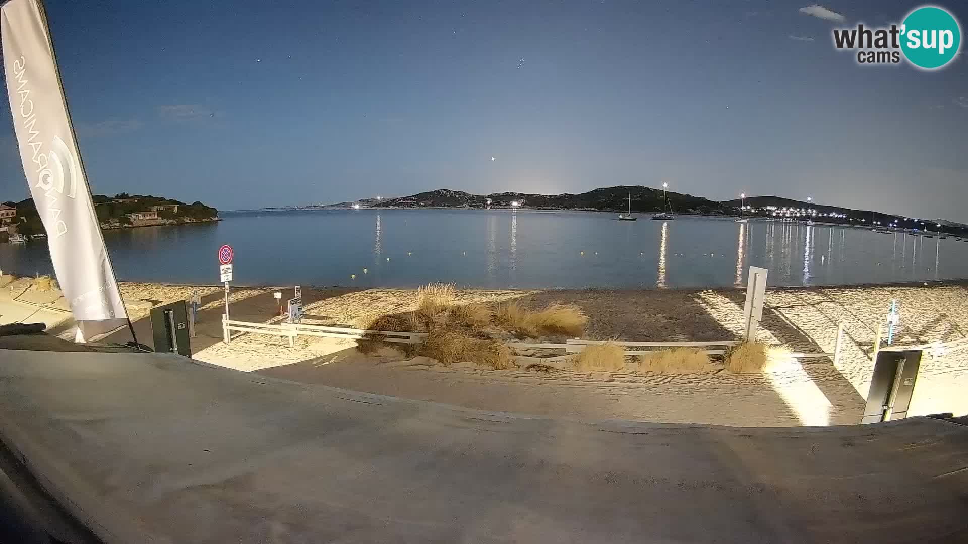 Porto Pollo Windsurfing and Kite surfing live webcam – Sardinia – Italy