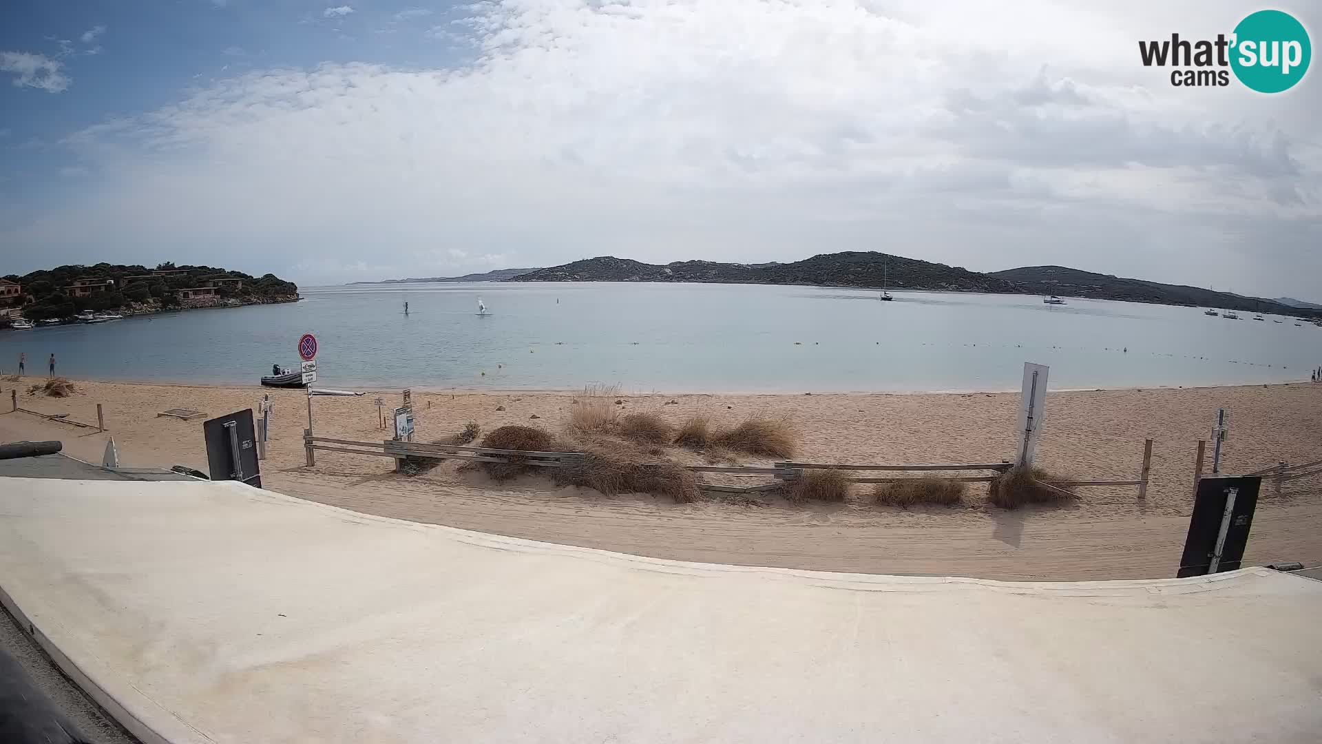 Porto Pollo Windsurfen und Kitesurfen Live-Webcam – Sardinien – Italien