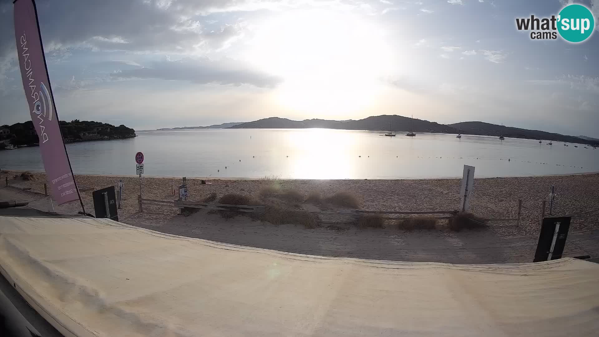 Porto Pollo Windsurfen und Kitesurfen Live-Webcam – Sardinien – Italien