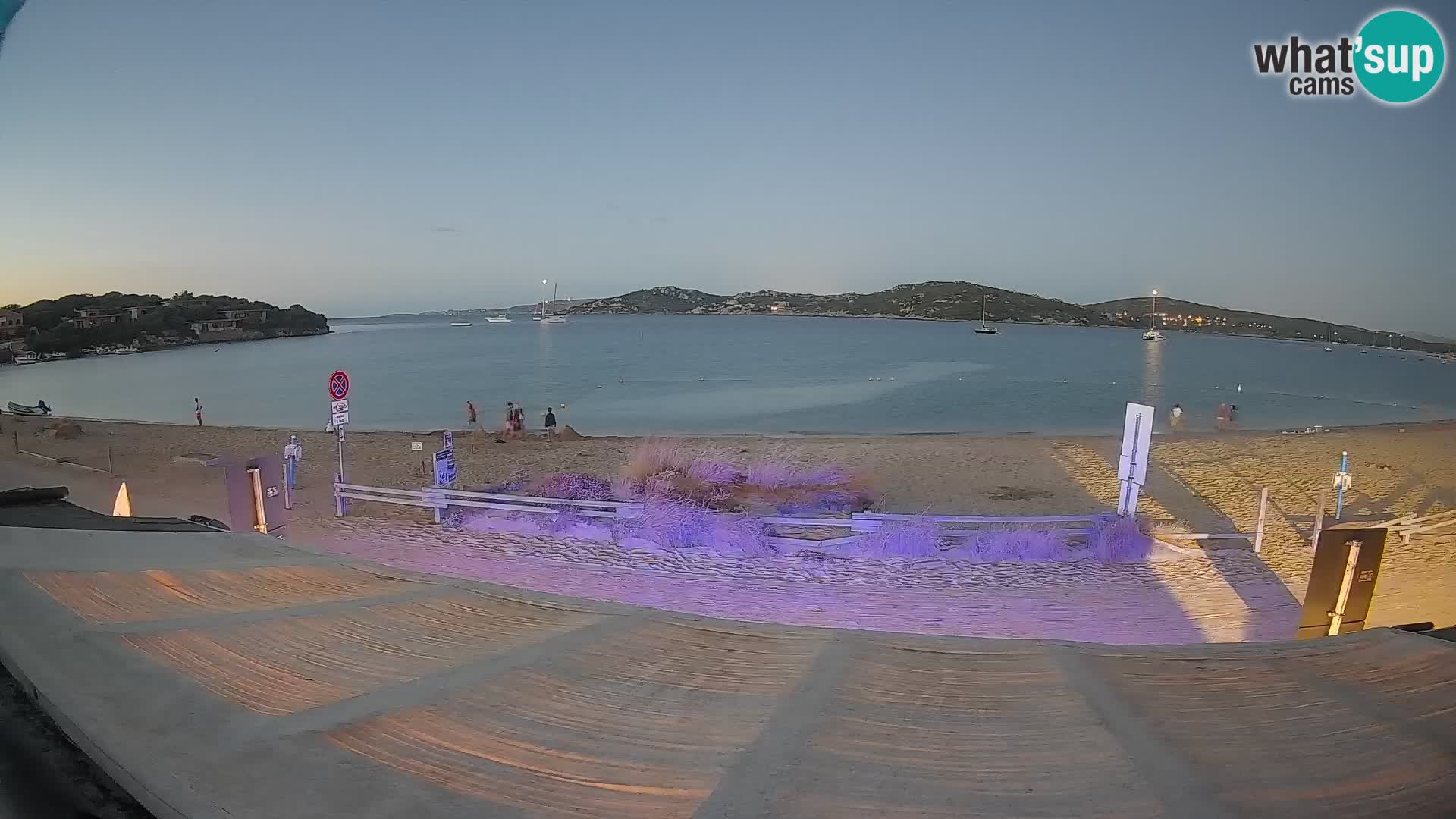 Porto Pollo Windsurfing and Kite surfing live webcam – Sardinia – Italy