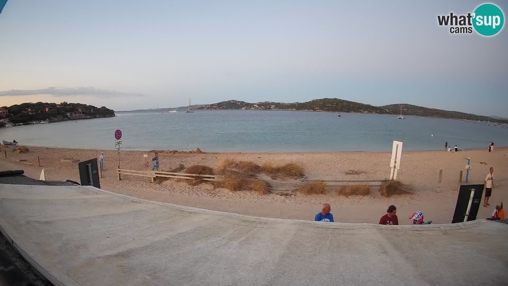 Porto Pollo Windsurfen und Kitesurfen Live-Webcam – Sardinien – Italien