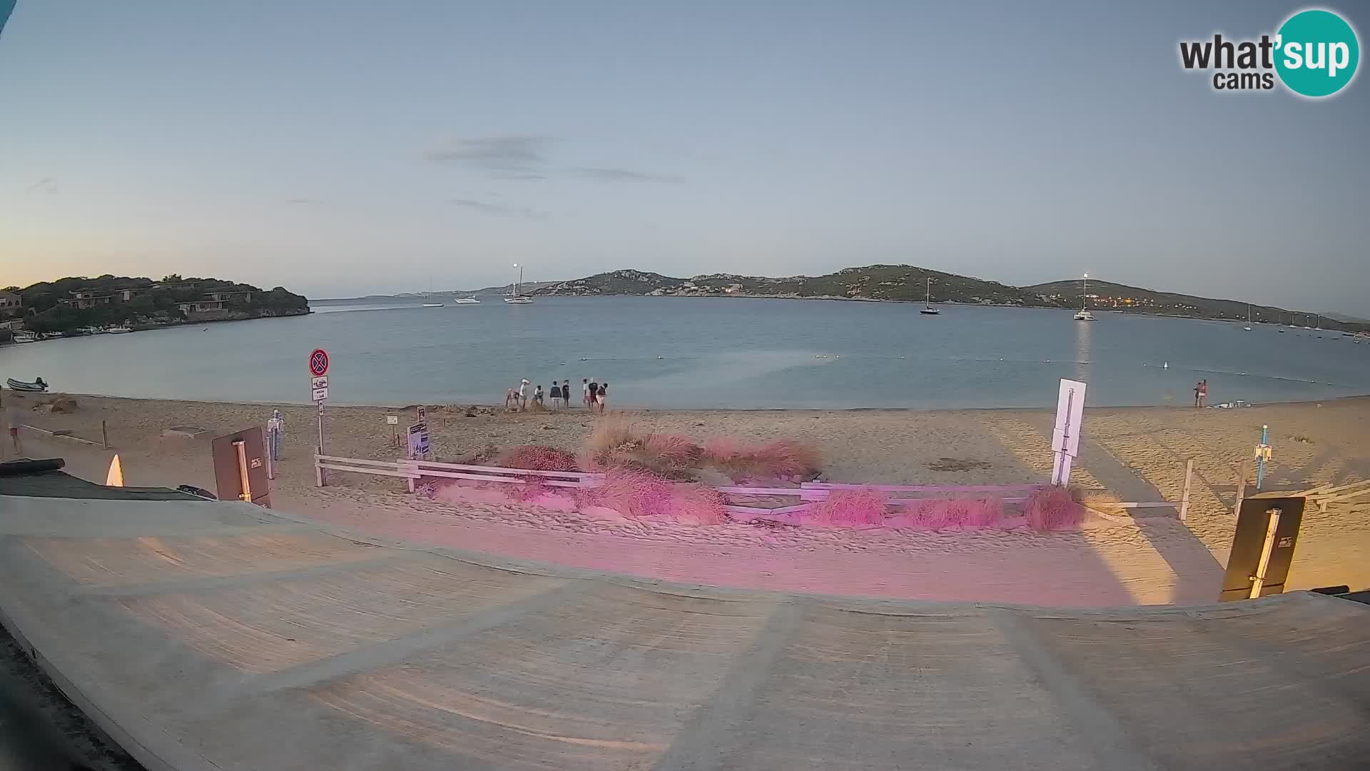 Webcam en direct de planche à voile et de kite surf à Porto Pollo – Sardaigne – Italie