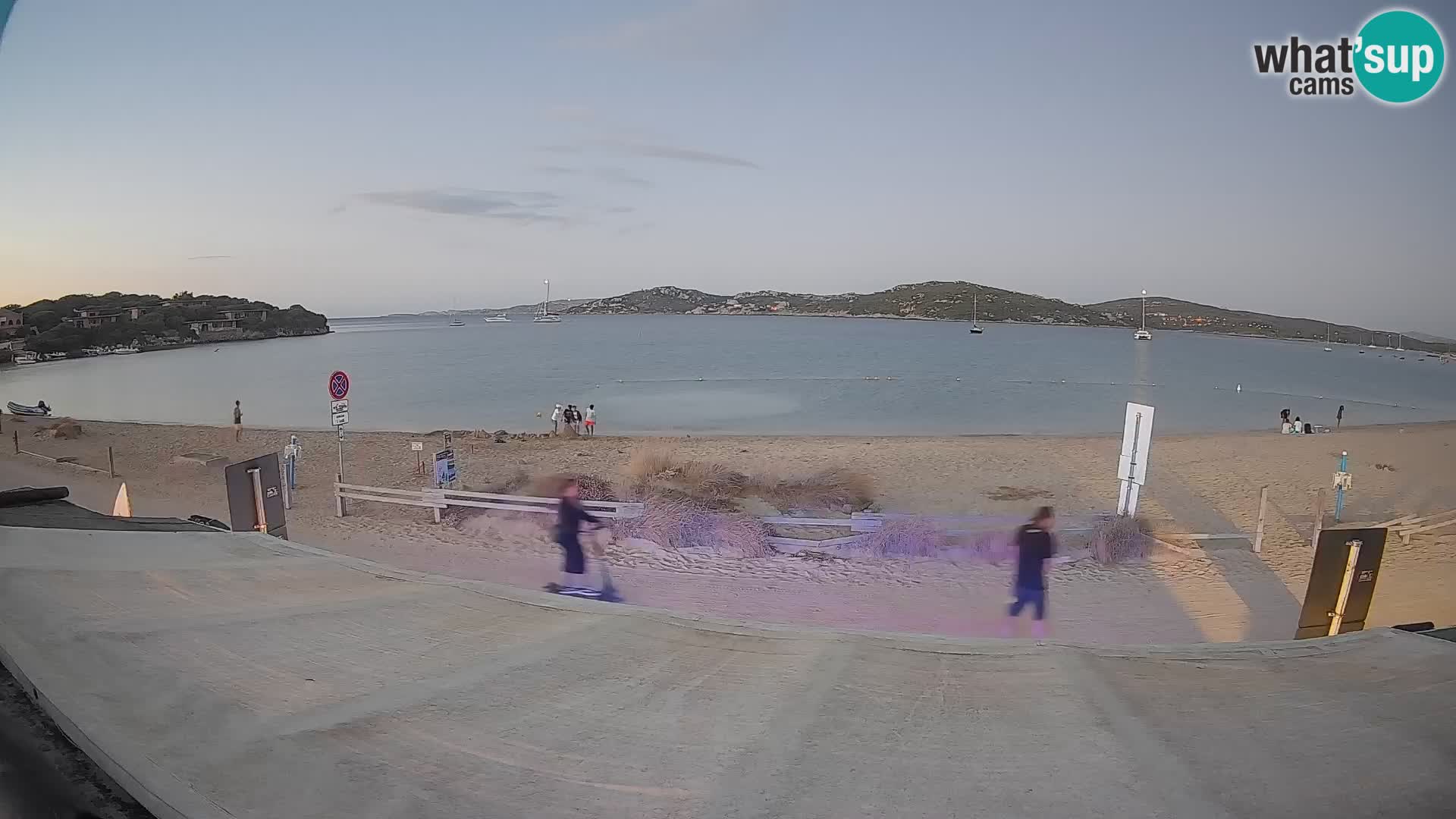 Webcam en direct de planche à voile et de kite surf à Porto Pollo – Sardaigne – Italie