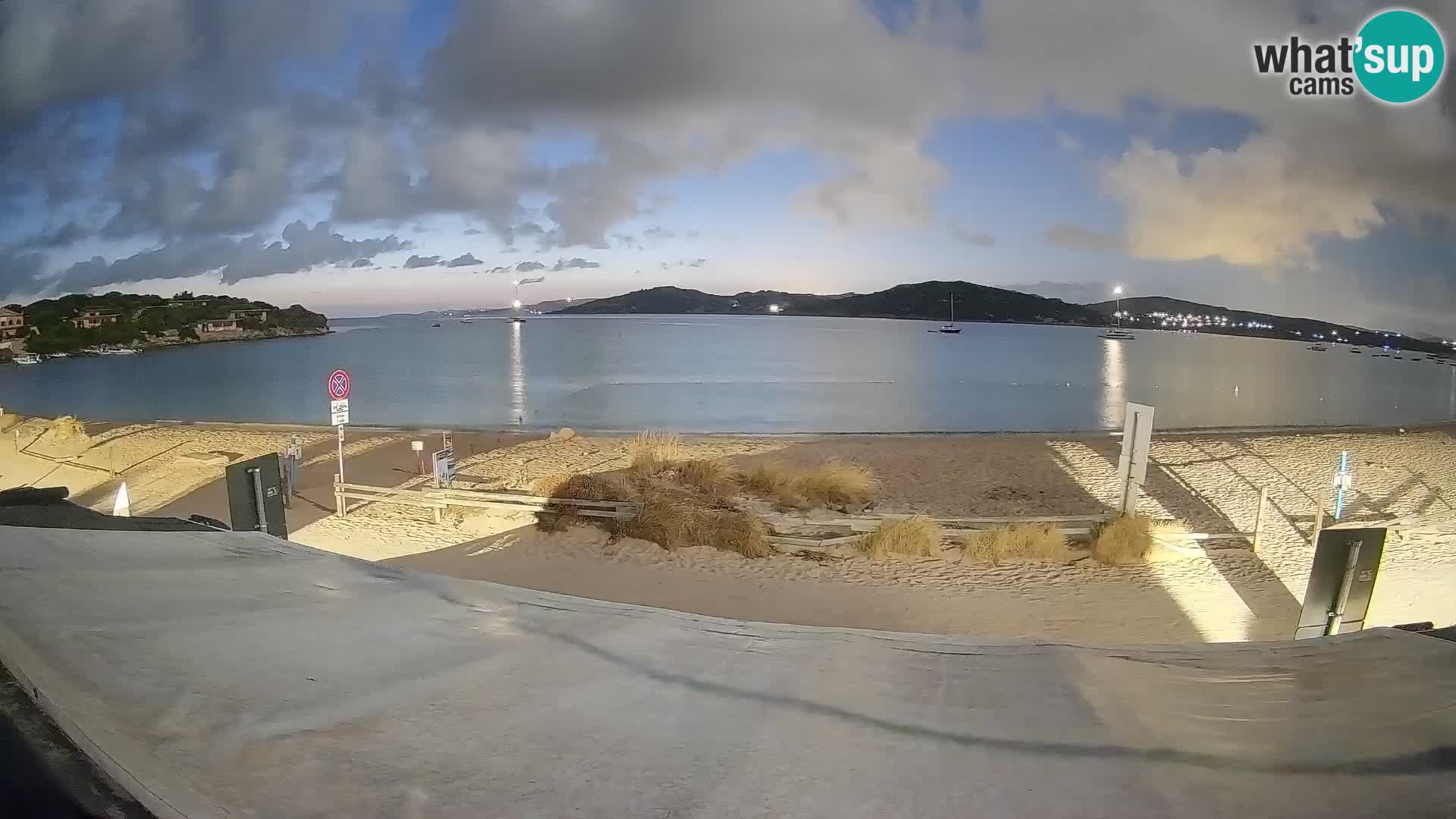 Webcam en direct de planche à voile et de kite surf à Porto Pollo – Sardaigne – Italie