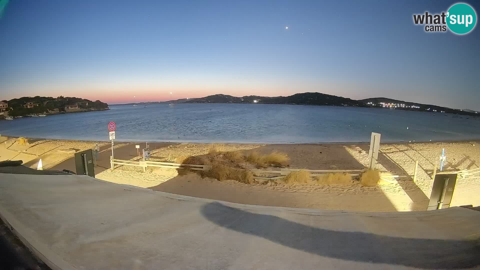 Porto Pollo Windsurfing and Kite surfing live webcam – Sardinia – Italy