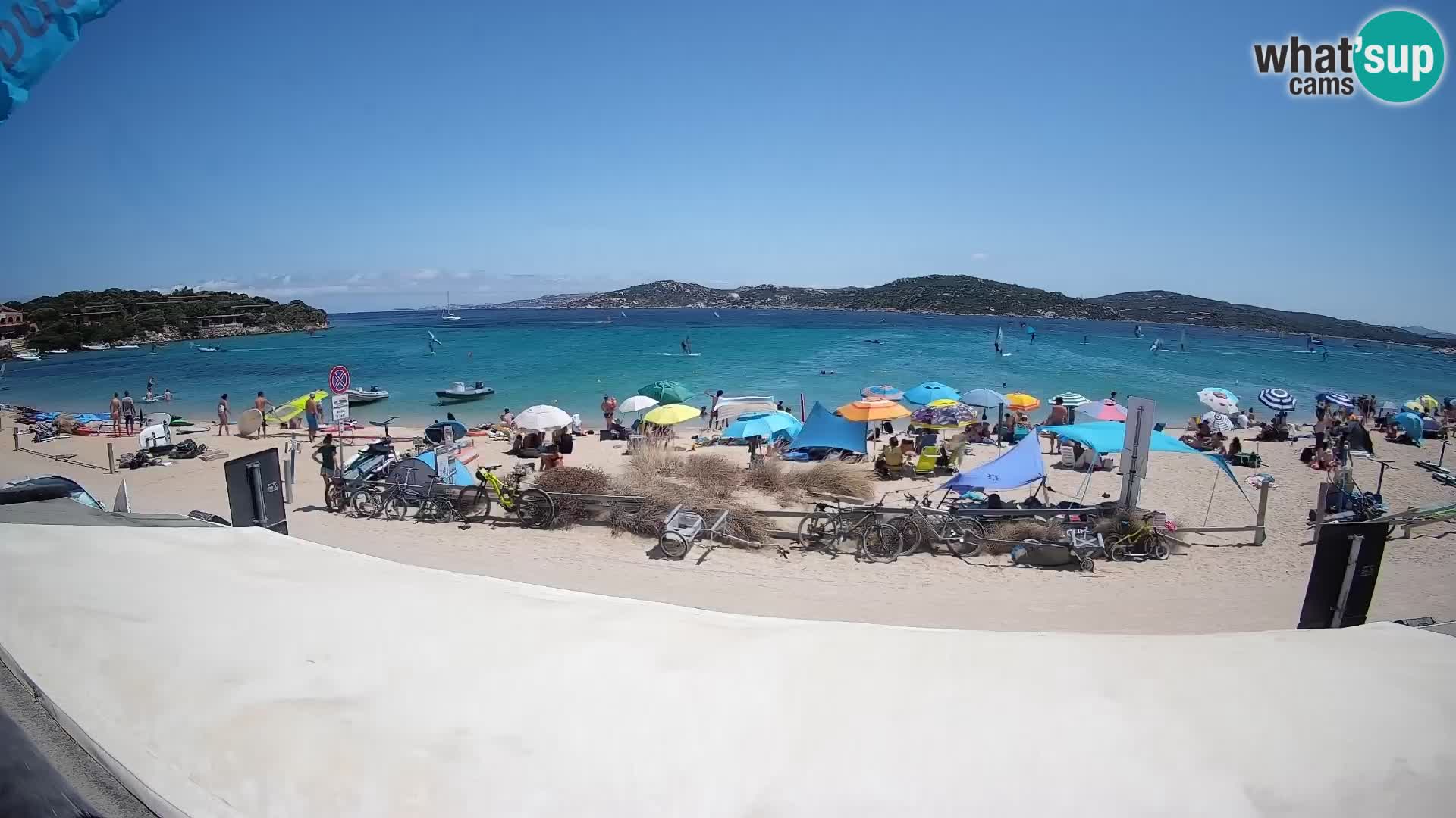 Webcam en direct de planche à voile et de kite surf à Porto Pollo – Sardaigne – Italie