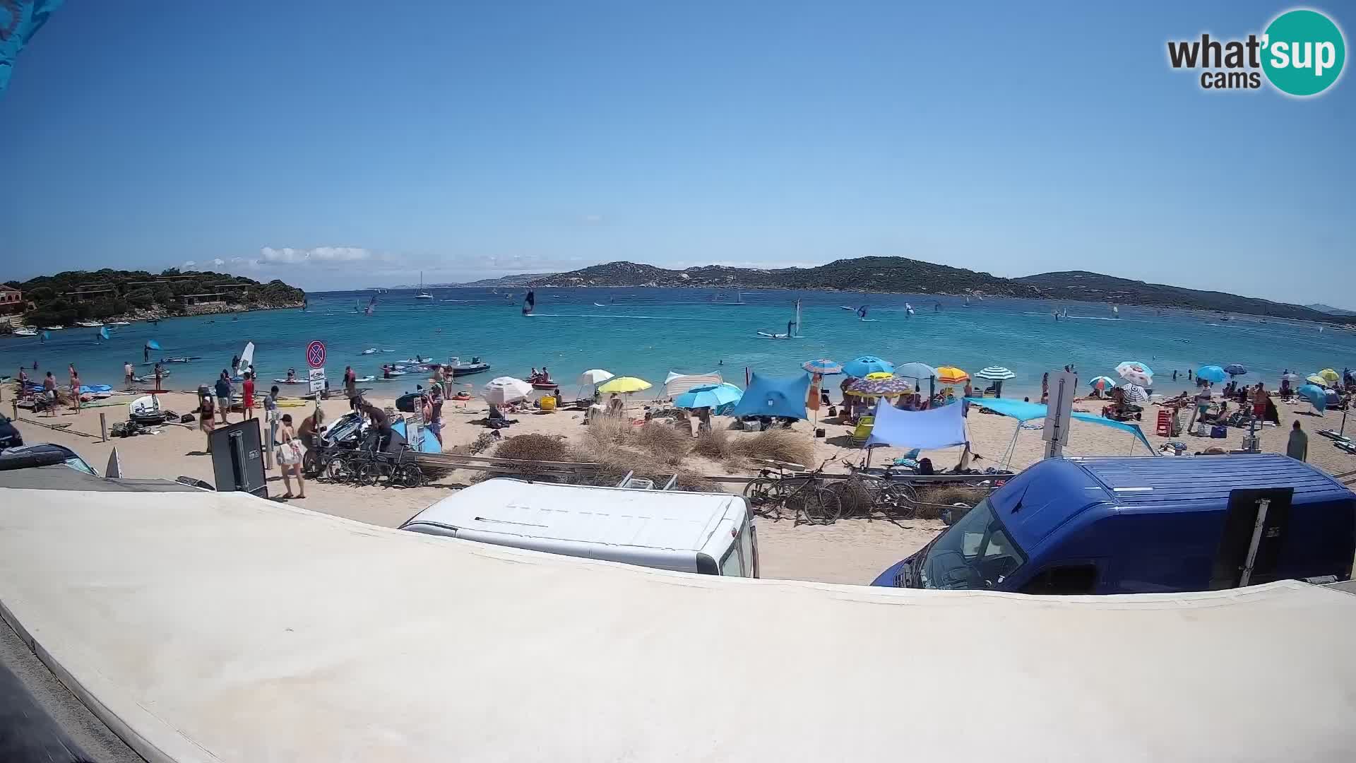 Porto Pollo Windsurfing and Kite surfing live webcam – Sardinia – Italy