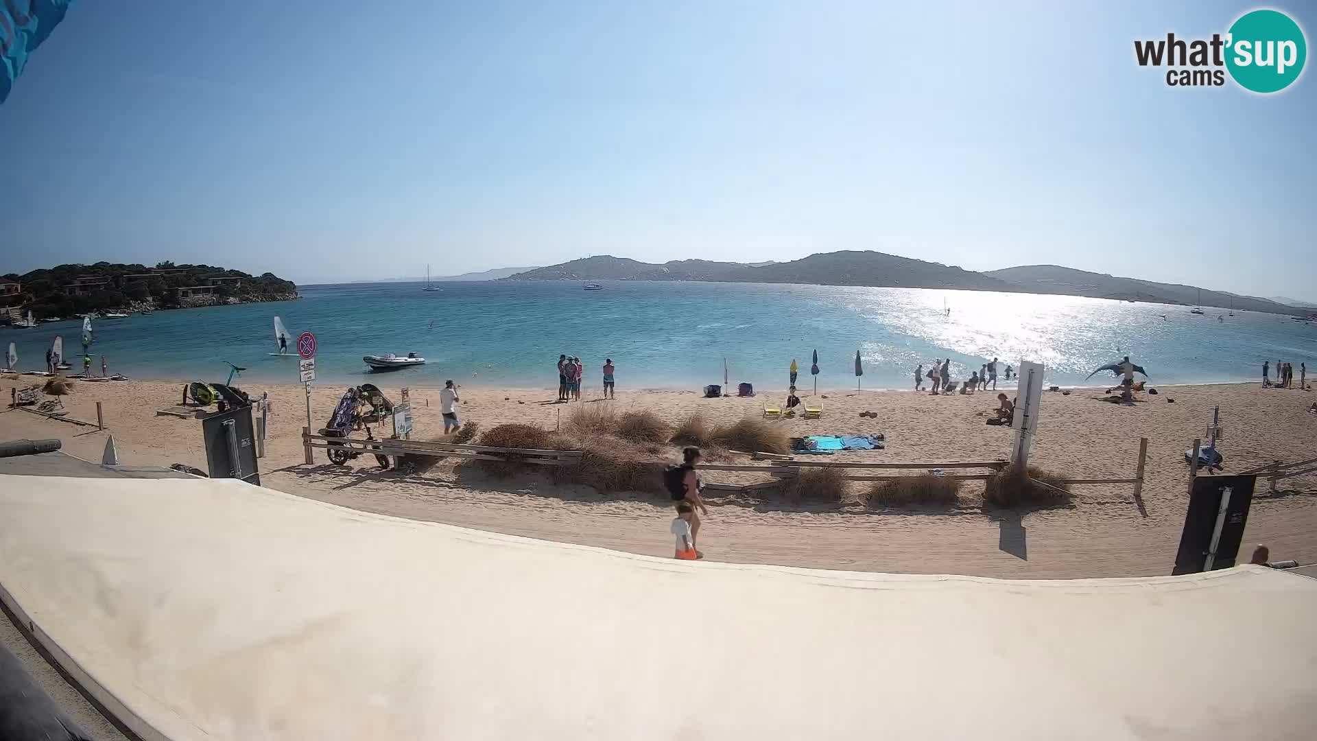 Porto Pollo Windsurfen und Kitesurfen Live-Webcam – Sardinien – Italien