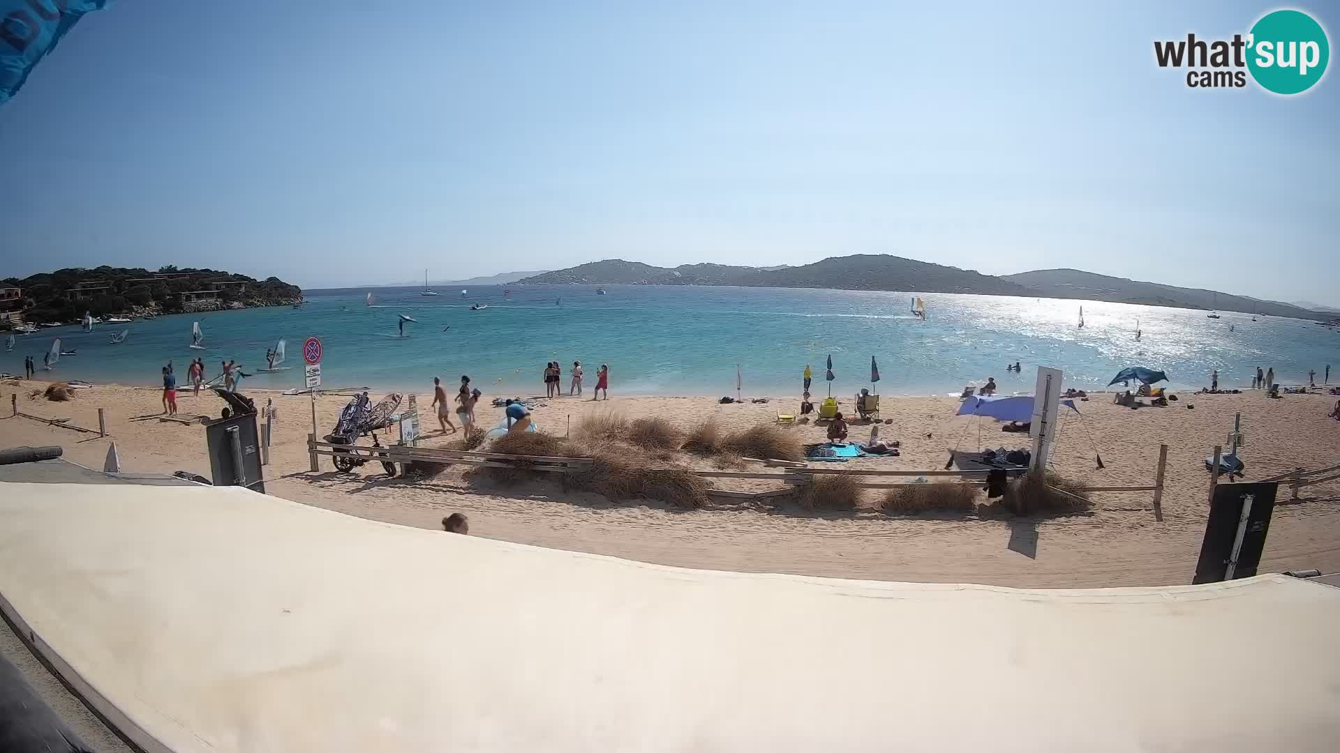 Porto Pollo Windsurfen und Kitesurfen Live-Webcam – Sardinien – Italien