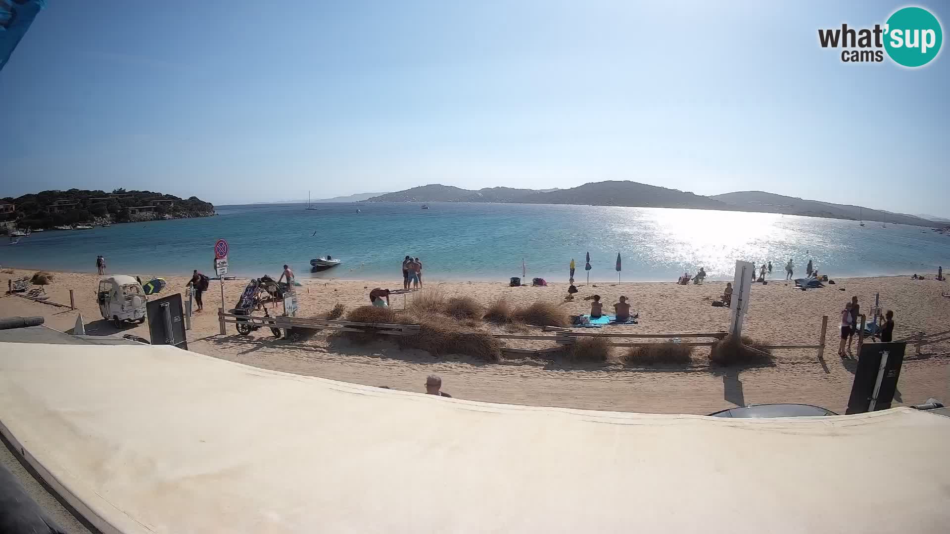 Webcam en direct de planche à voile et de kite surf à Porto Pollo – Sardaigne – Italie
