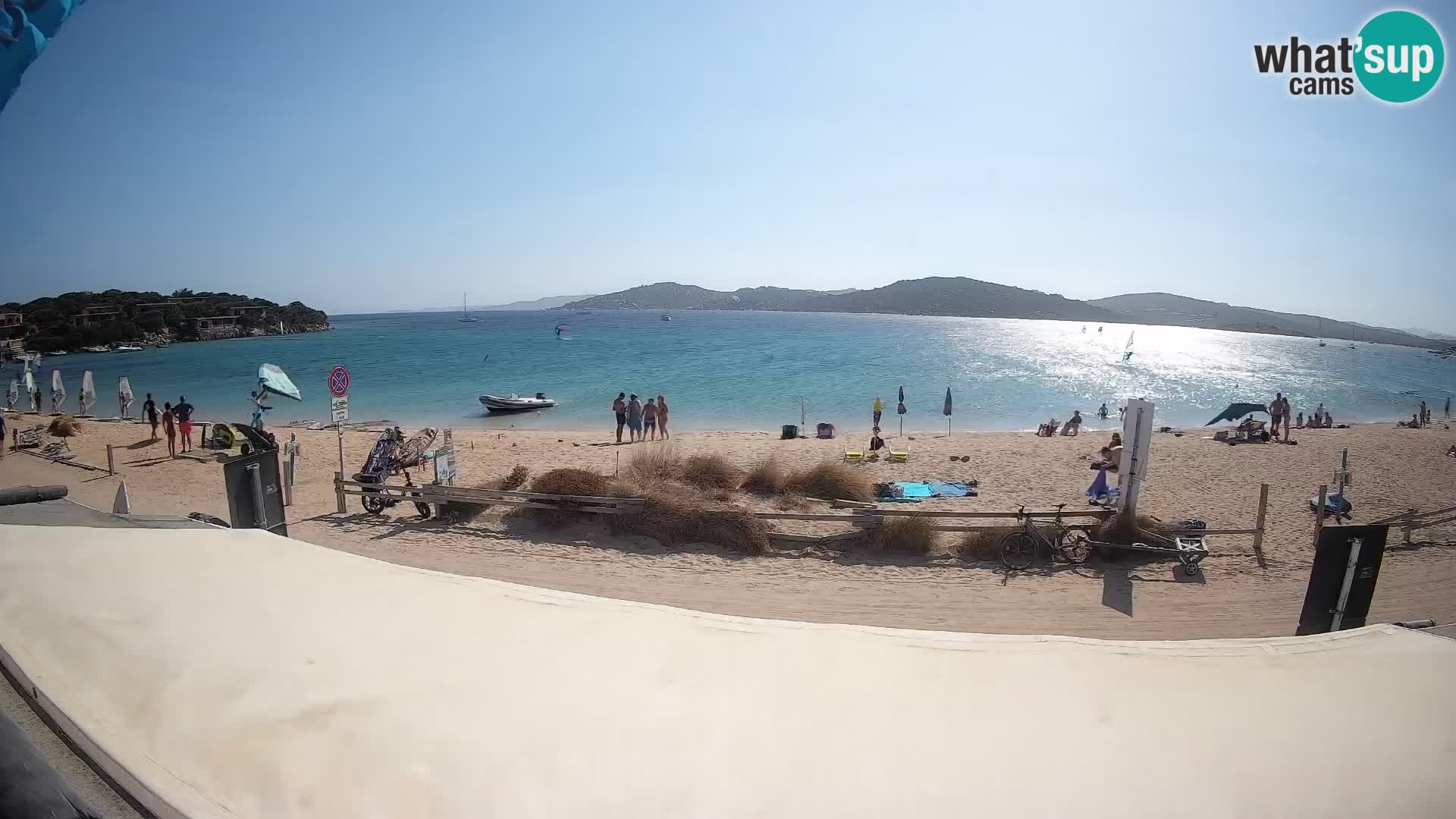Porto Pollo Windsurfen und Kitesurfen Live-Webcam – Sardinien – Italien
