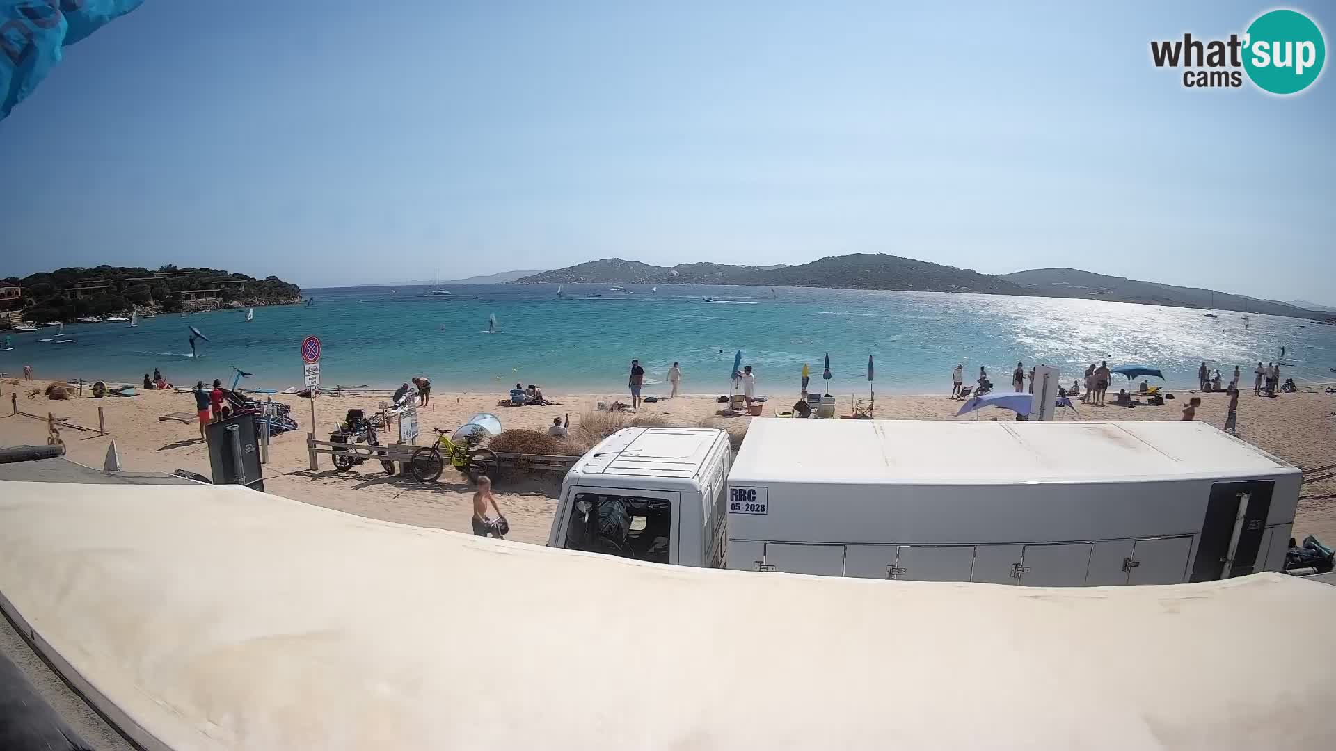 Porto Pollo Windsurfen und Kitesurfen Live-Webcam – Sardinien – Italien