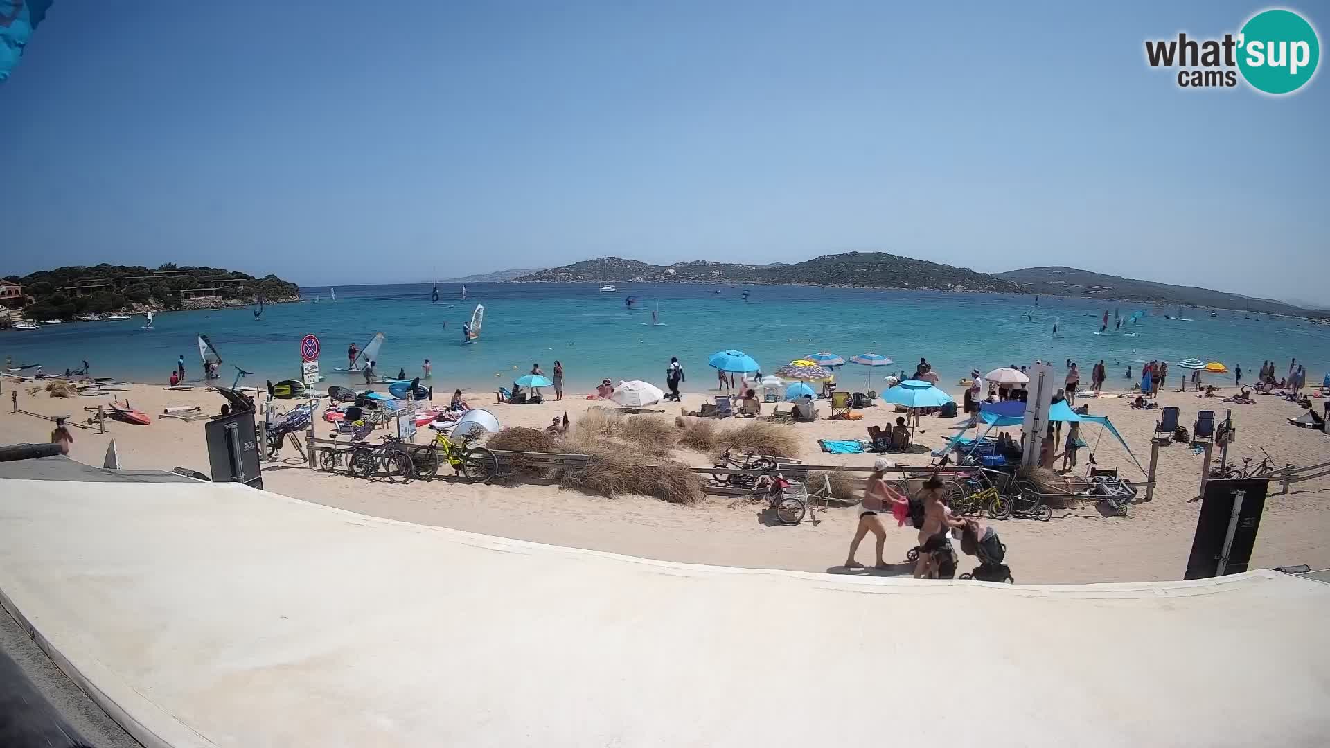 Porto Pollo Windsurfen und Kitesurfen Live-Webcam – Sardinien – Italien