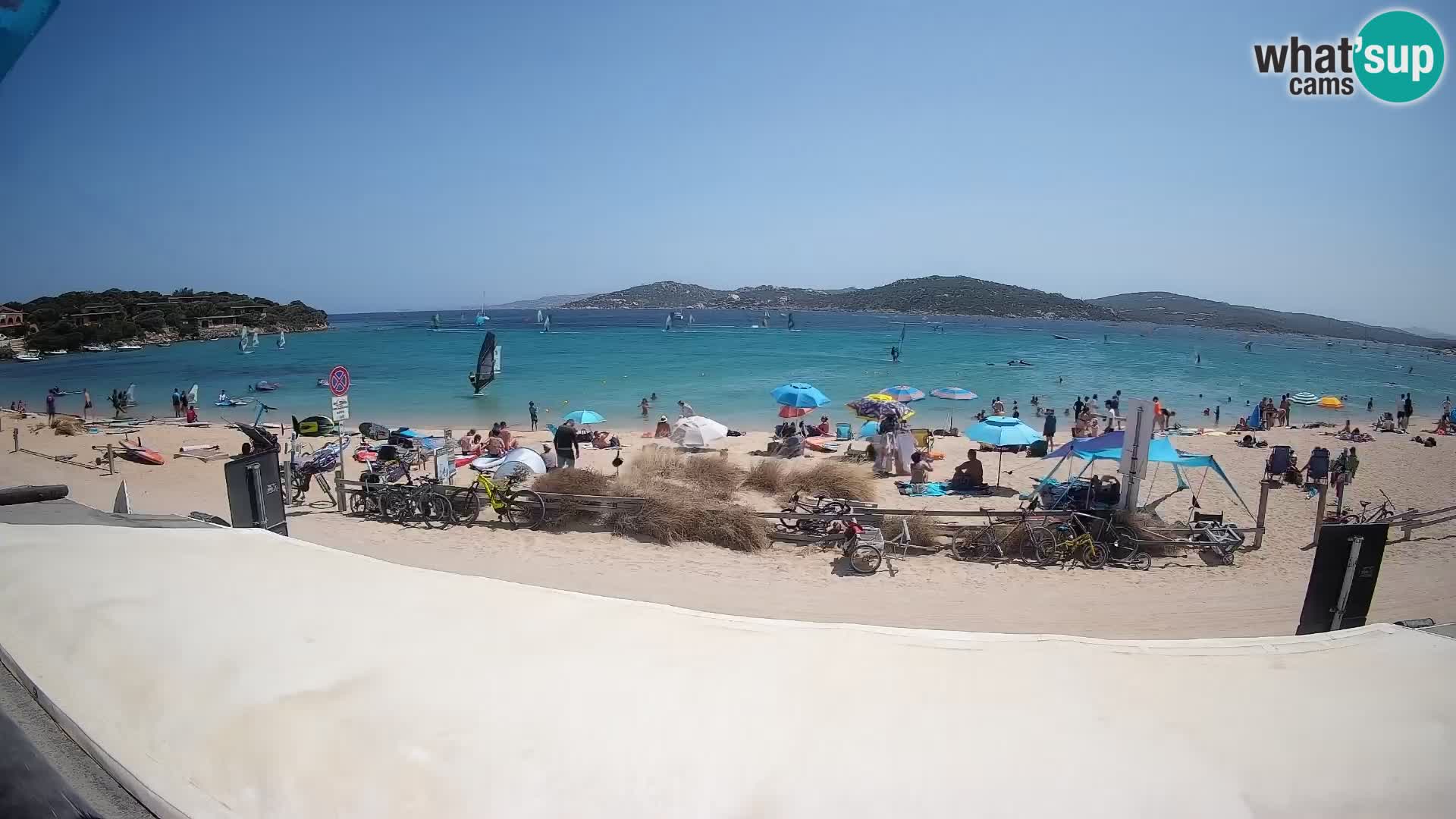Porto Pollo Windsurfen und Kitesurfen Live-Webcam – Sardinien – Italien