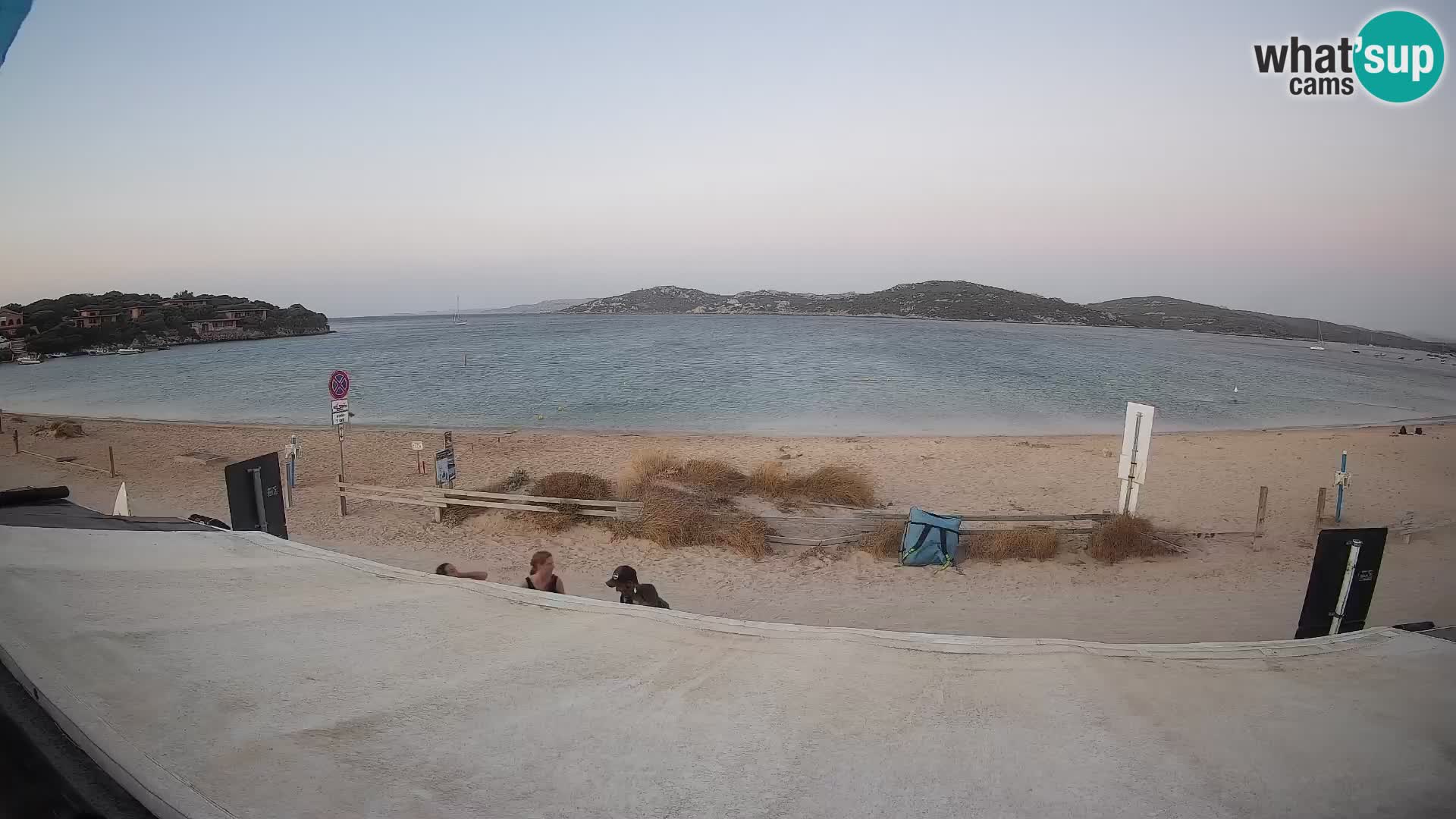 Webcam en direct de planche à voile et de kite surf à Porto Pollo – Sardaigne – Italie