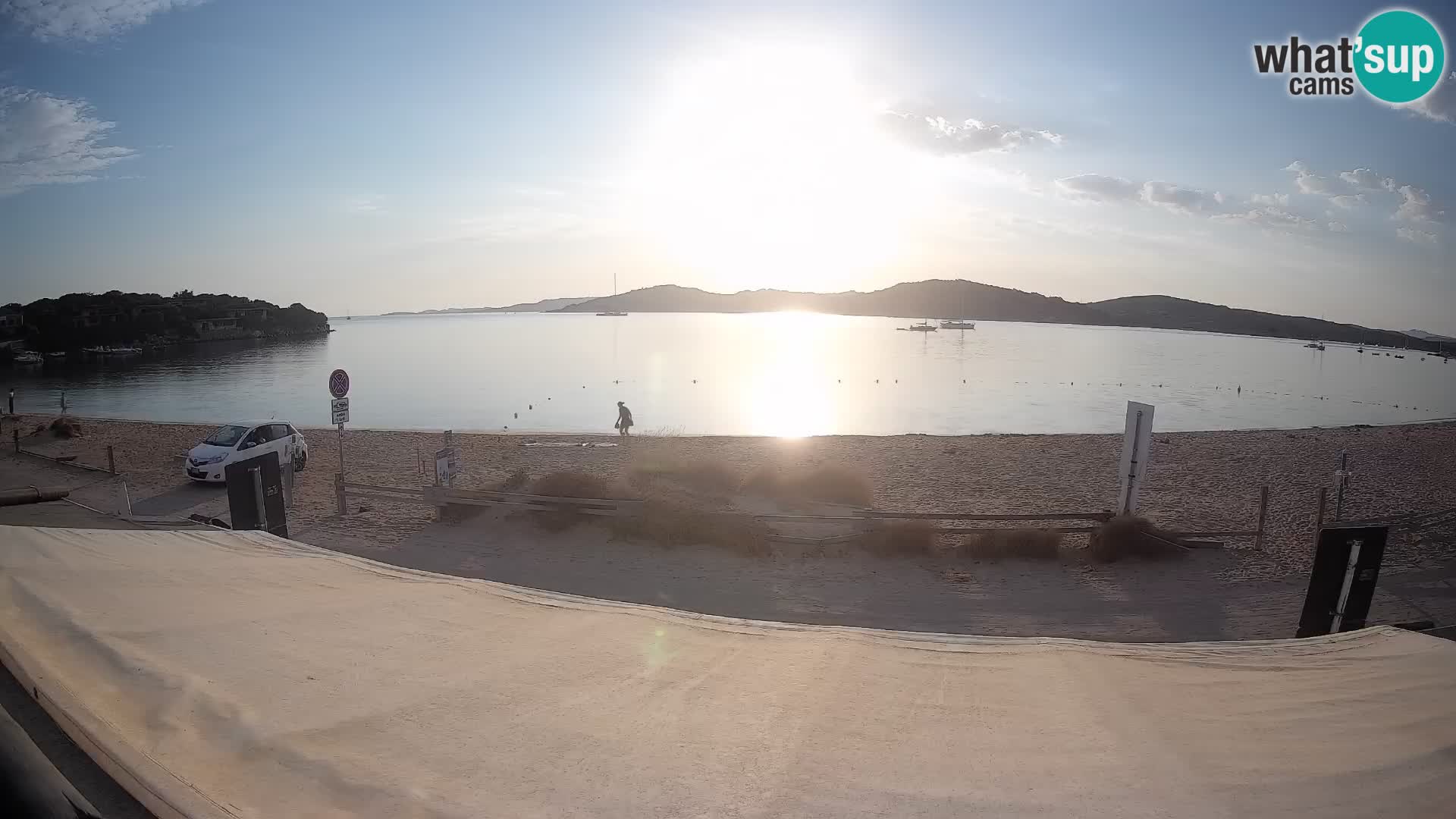 Porto Pollo Windsurfing and Kite surfing live webcam – Sardinia – Italy